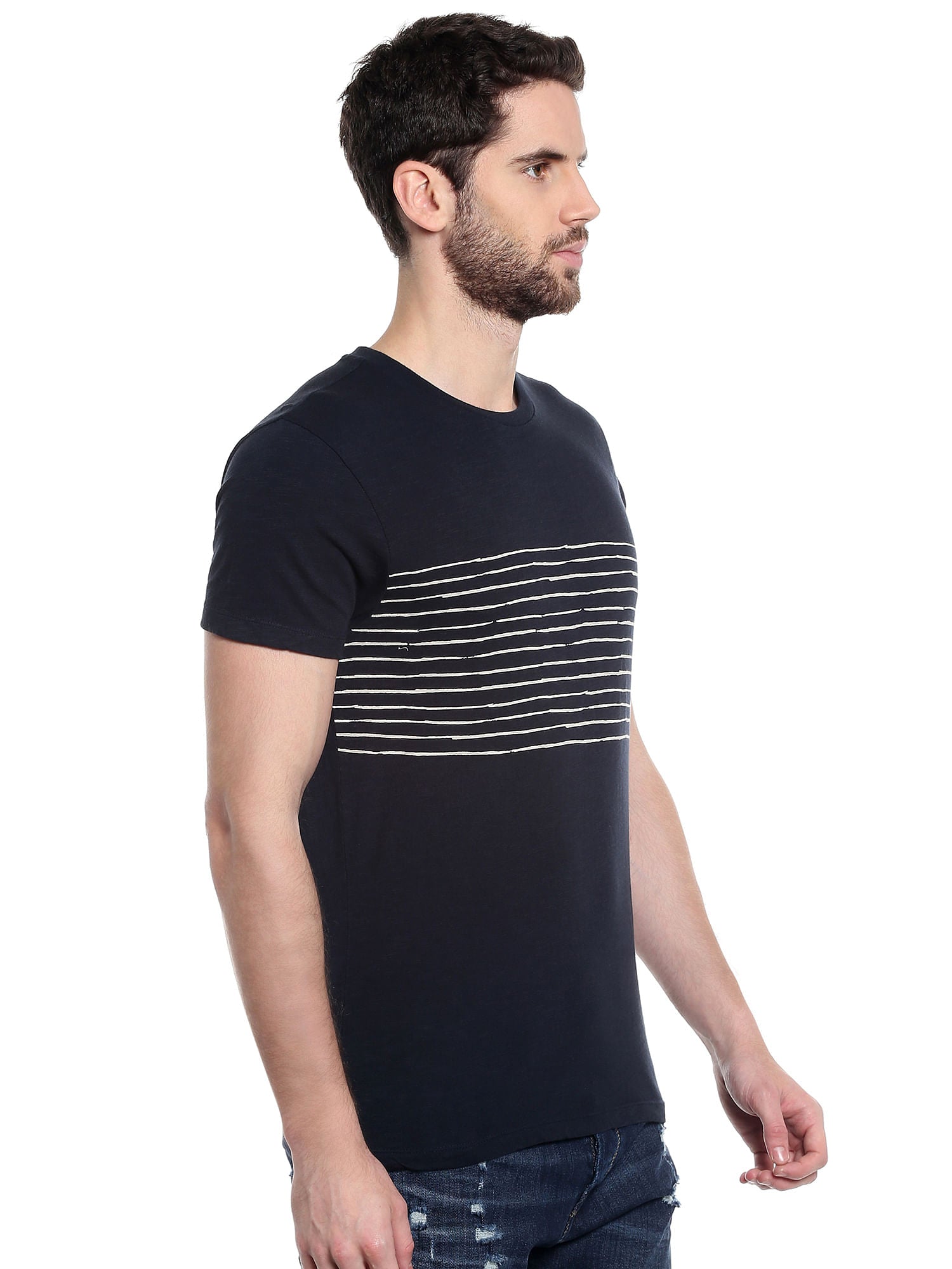 Black Striped T-Shirt