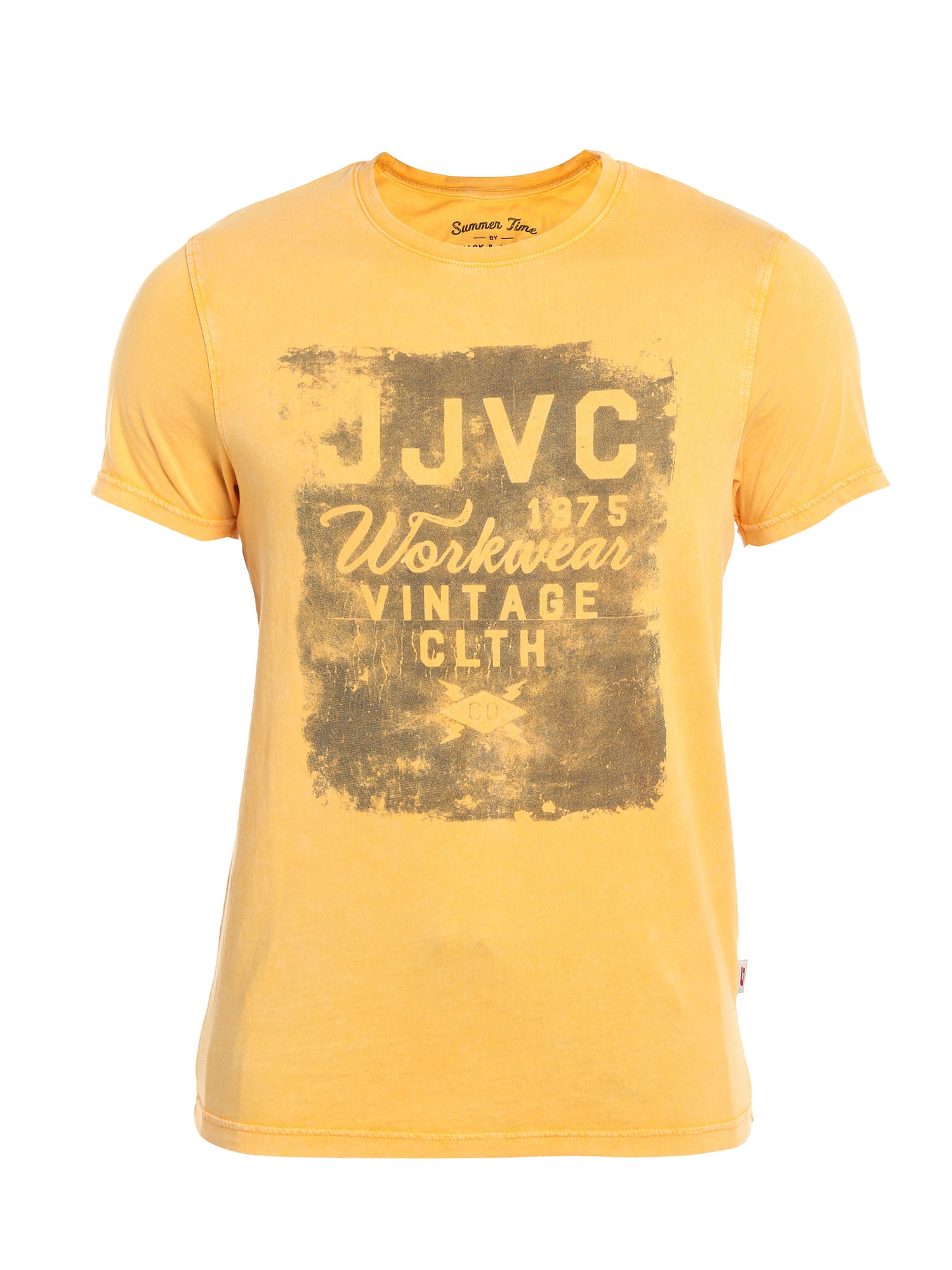 Yellow Graphic Print Crew Neck T-Shirt