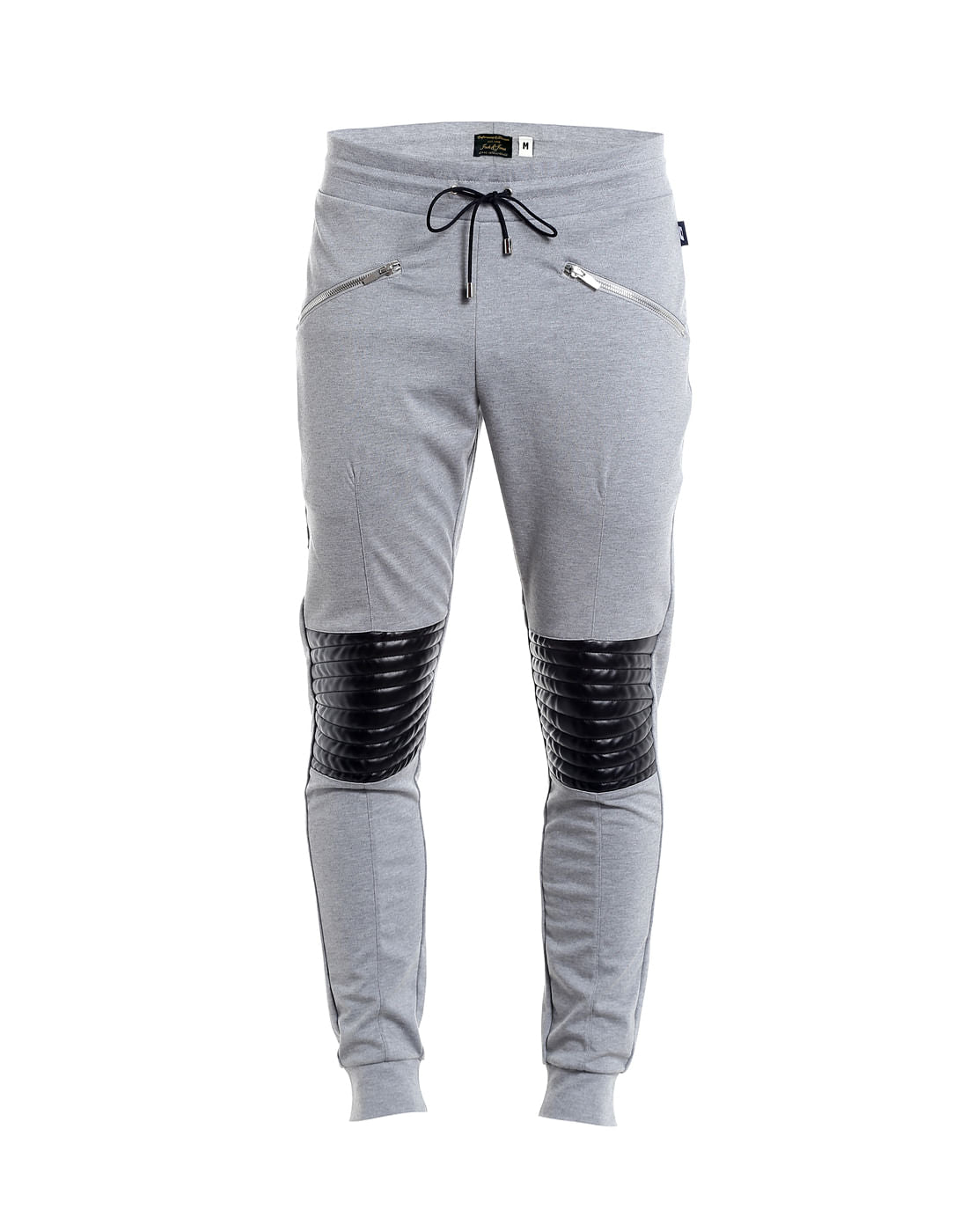 Grey Biker Slim Sweatpant