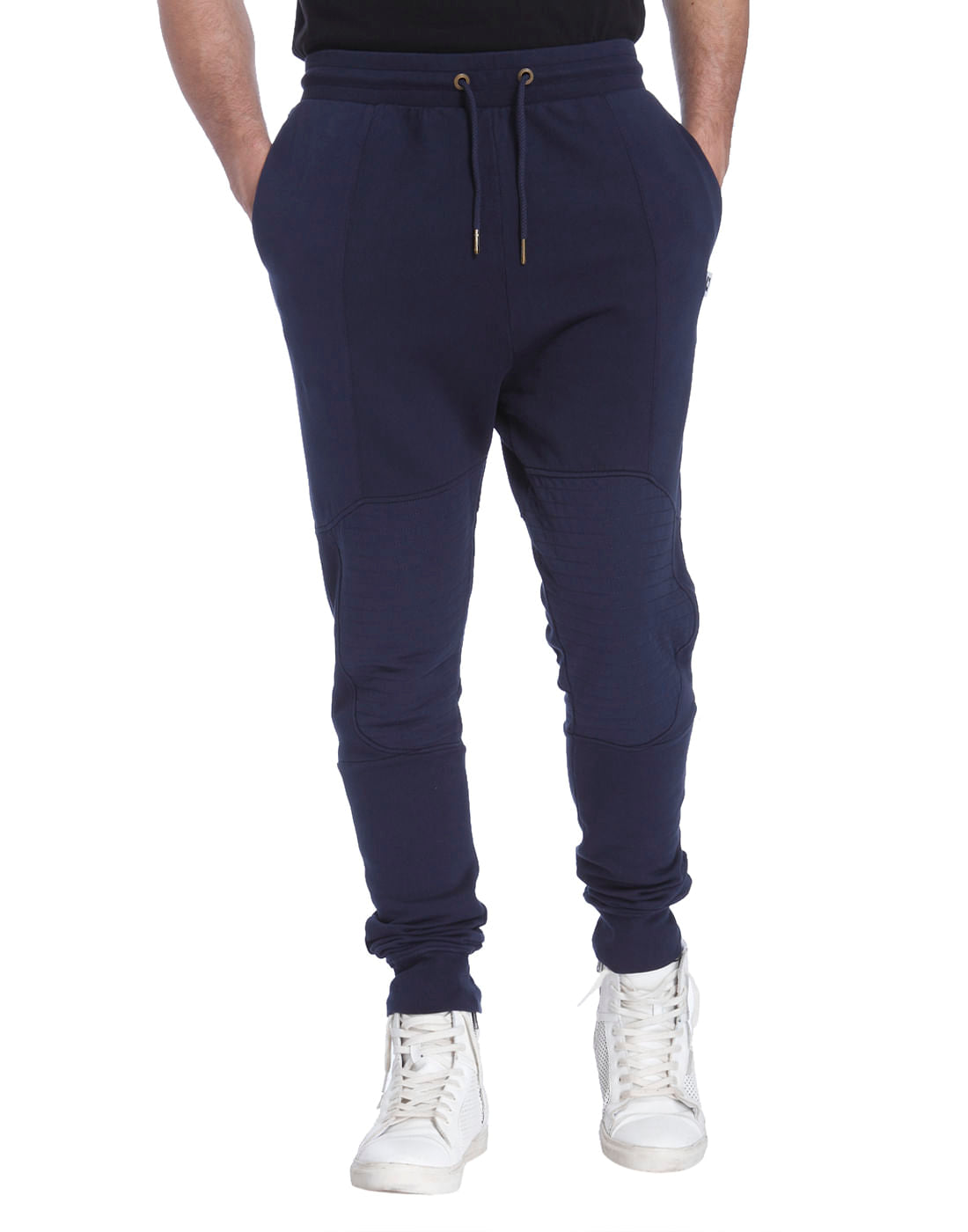 Dark Blue Biker Sweatpants