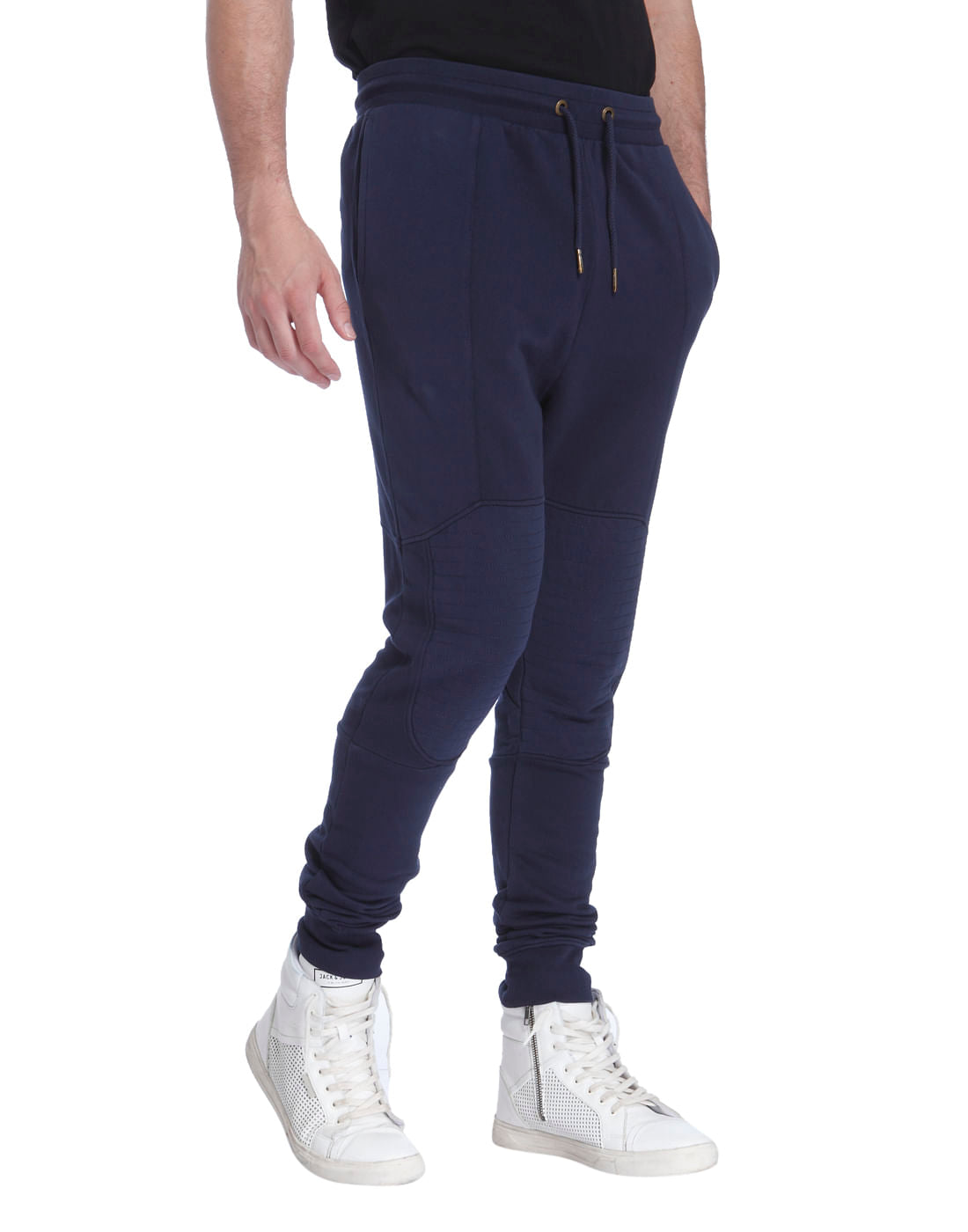 Dark Blue Biker Sweatpants