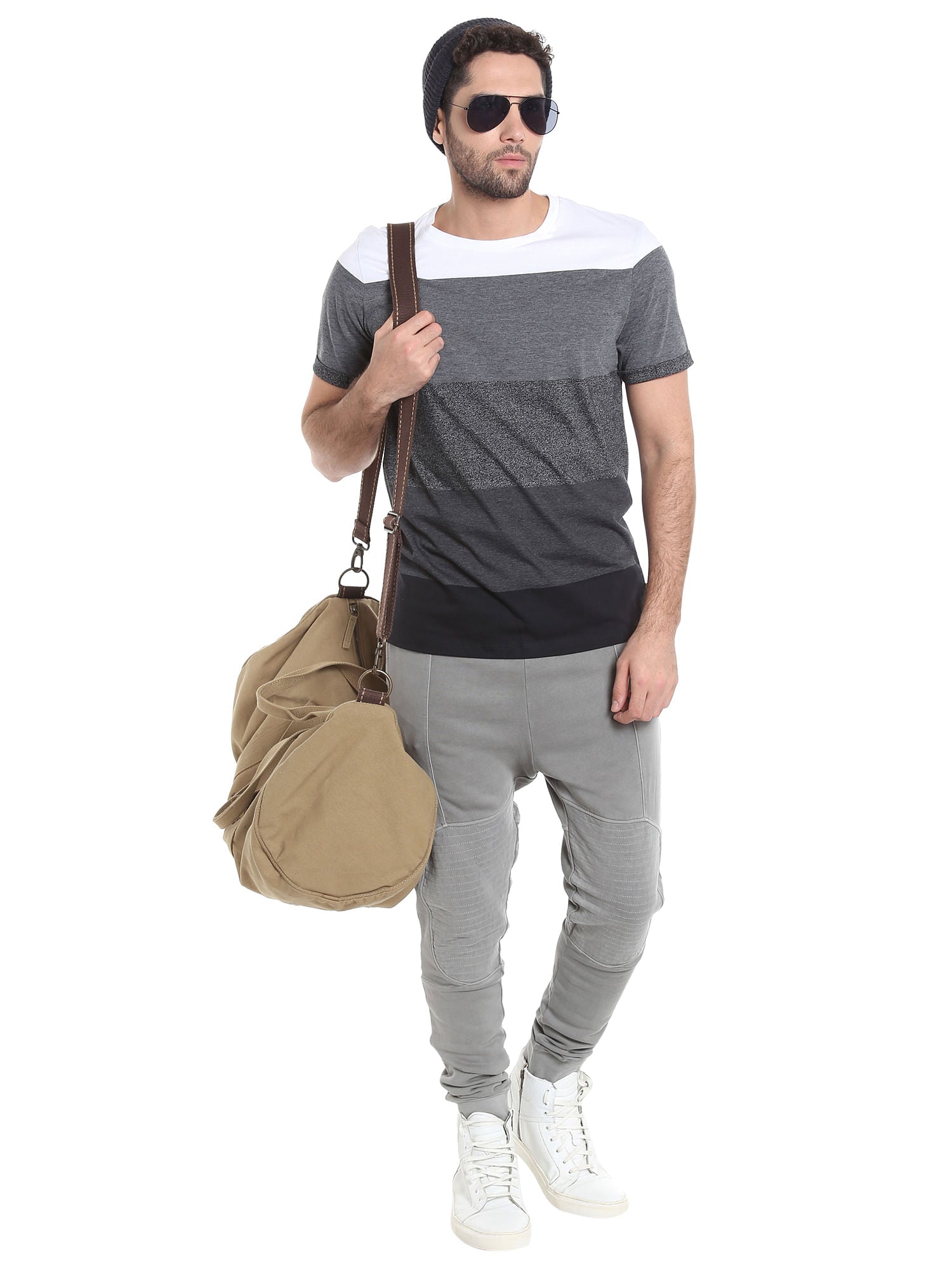 Steel Grey Biker Sweatpant