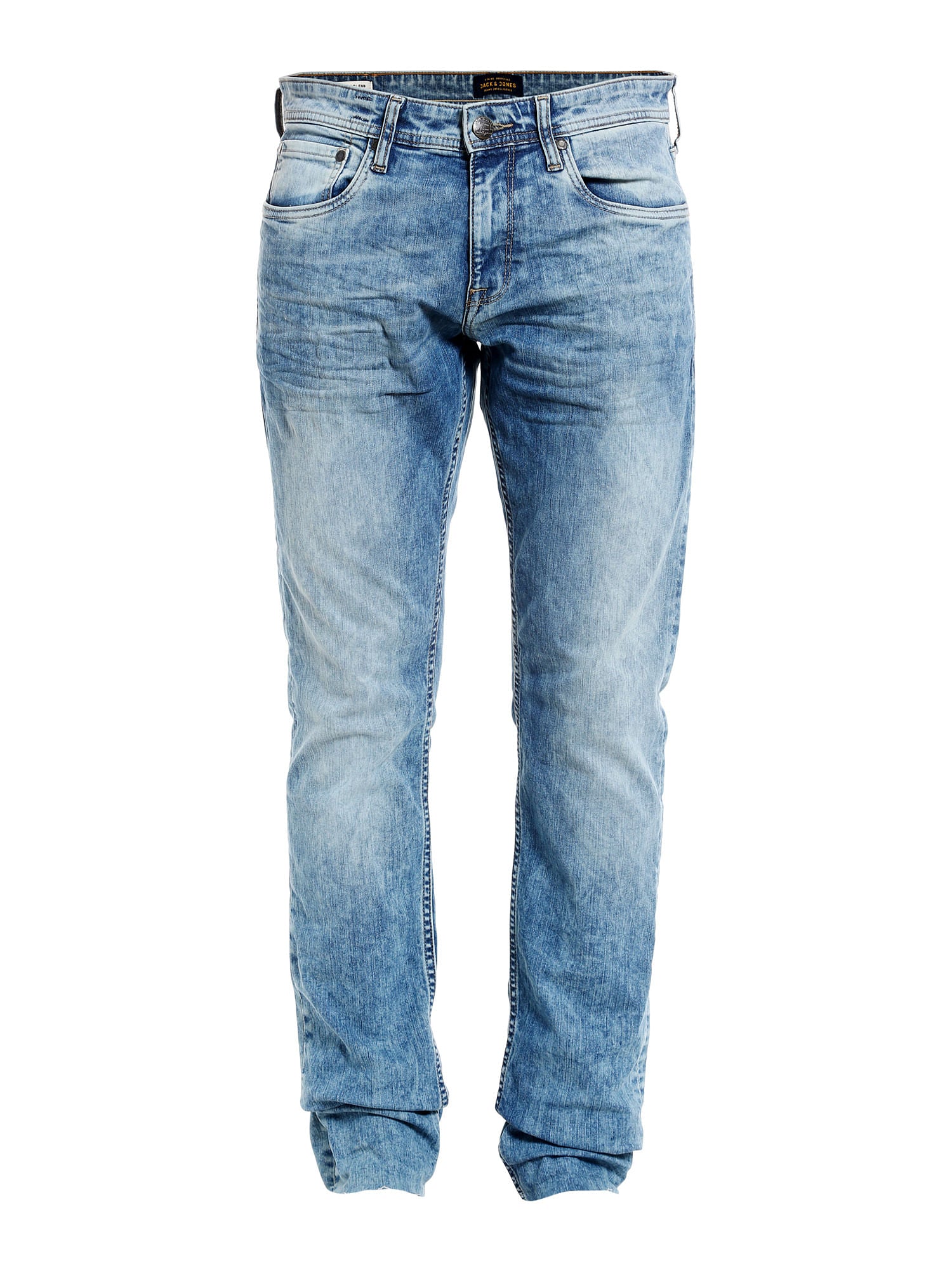 Light Blue Washed Low Rise Slim Fit Jeans