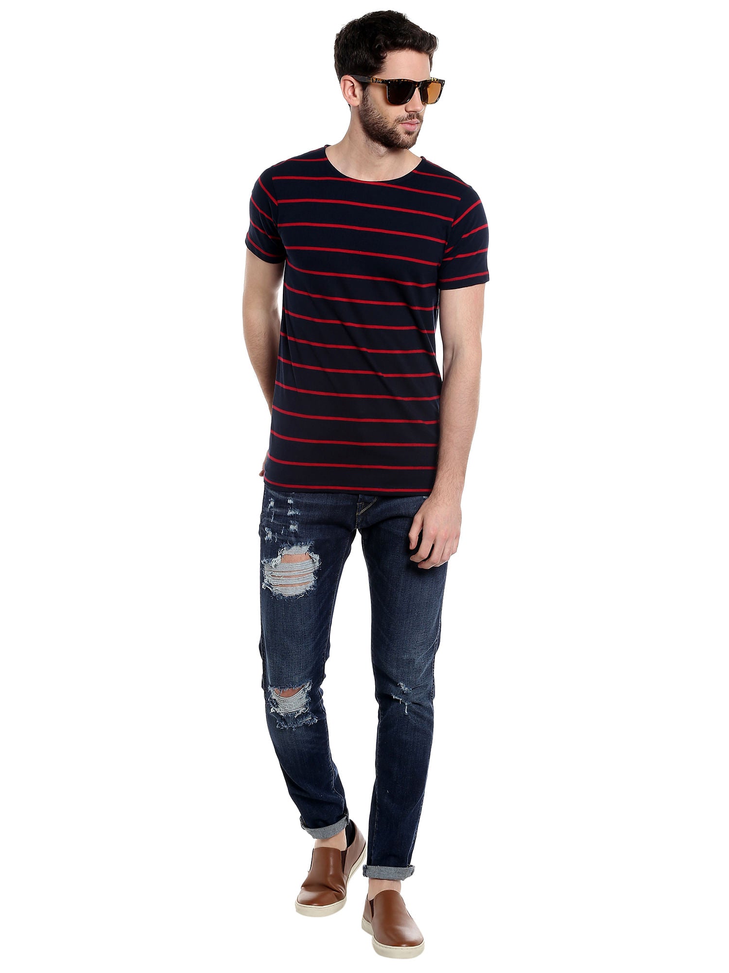 Black Striped T-Shirt