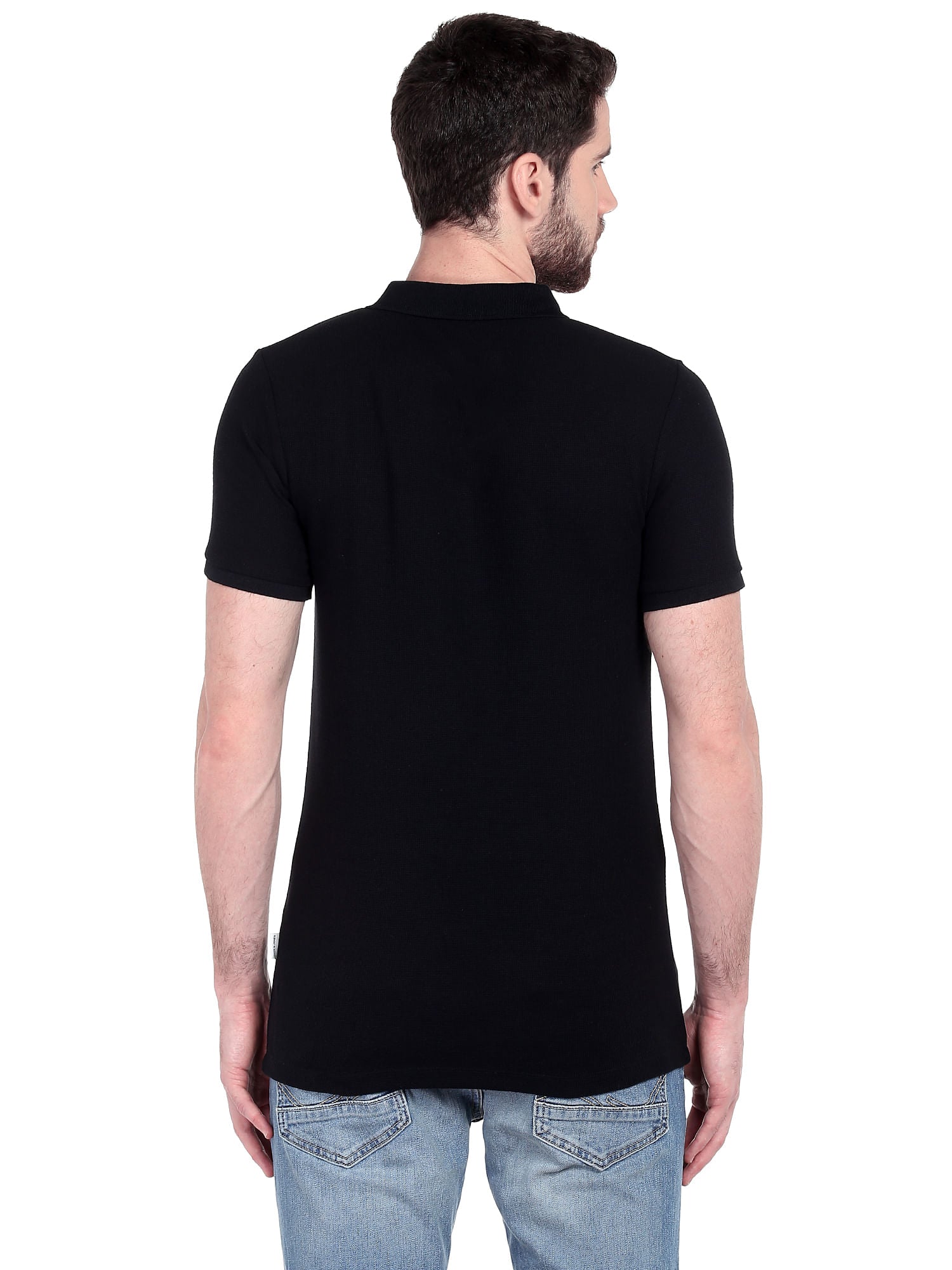 Black Zip Up Polo