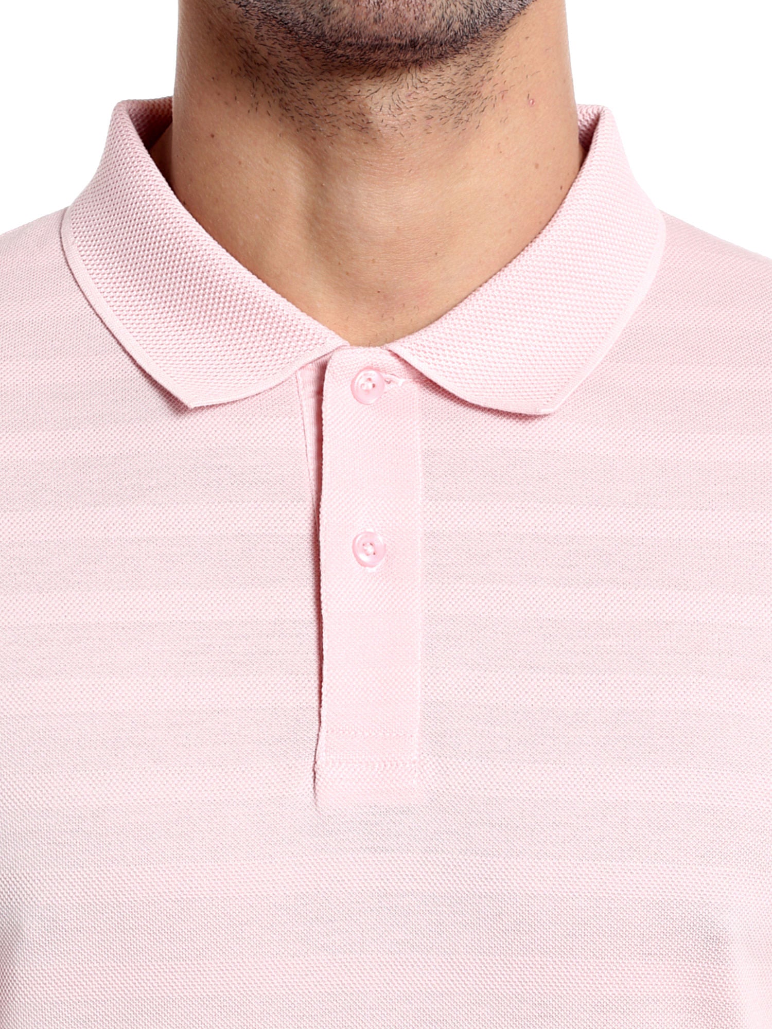 Lilac Striped Polo T-Shirt