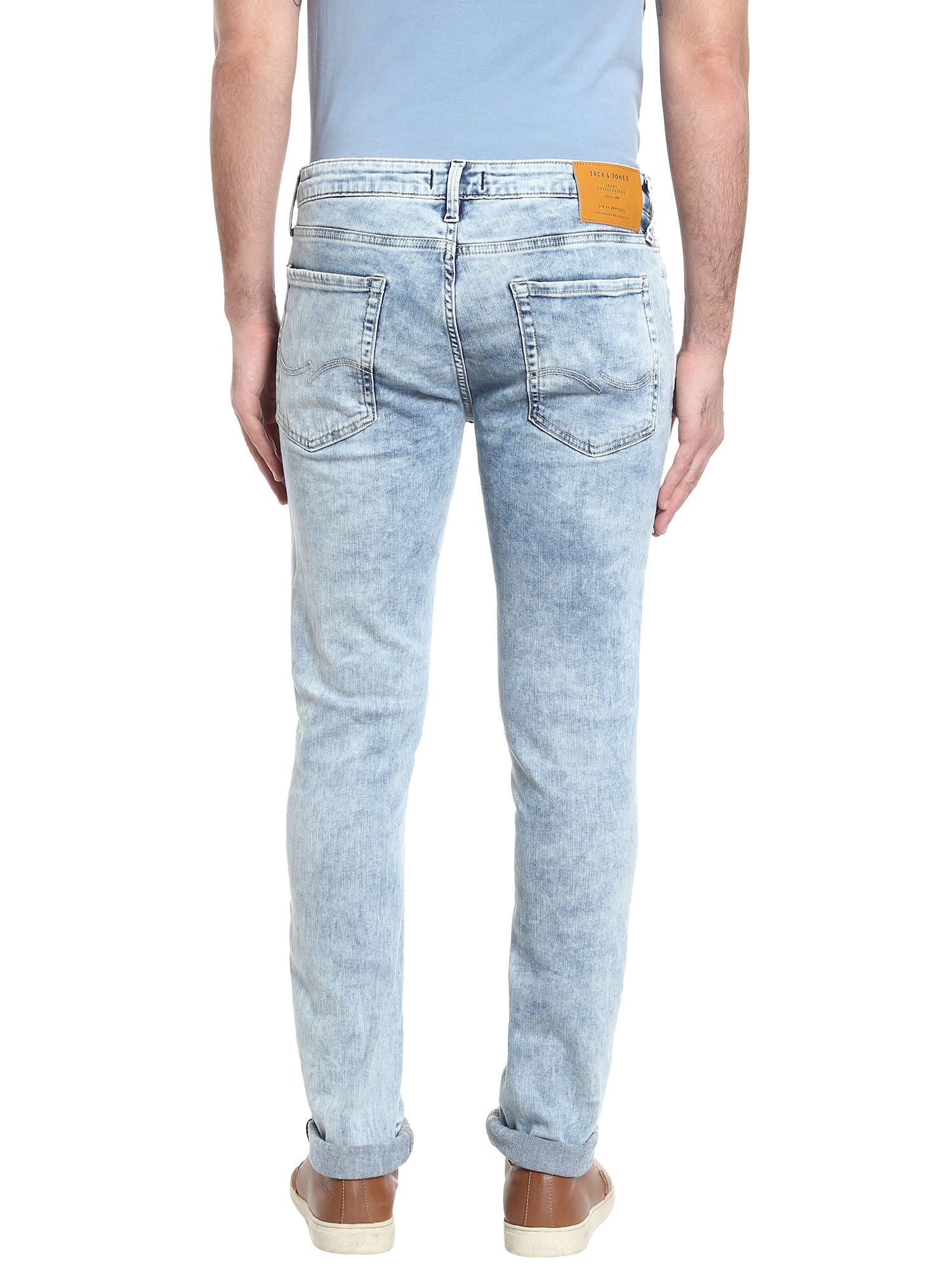 Light Blue Low Rise Skinny Fit Jeans