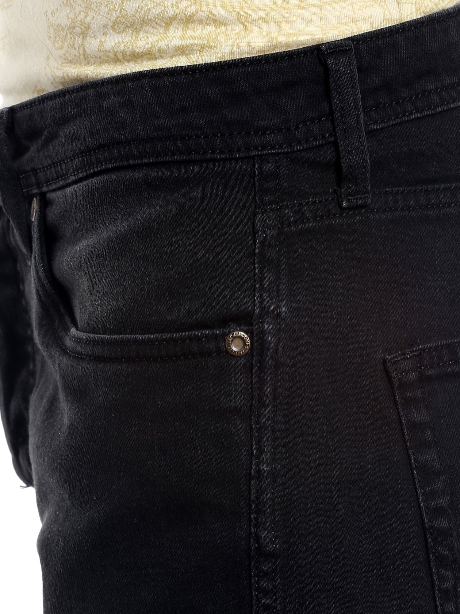 Black Denim Shorts