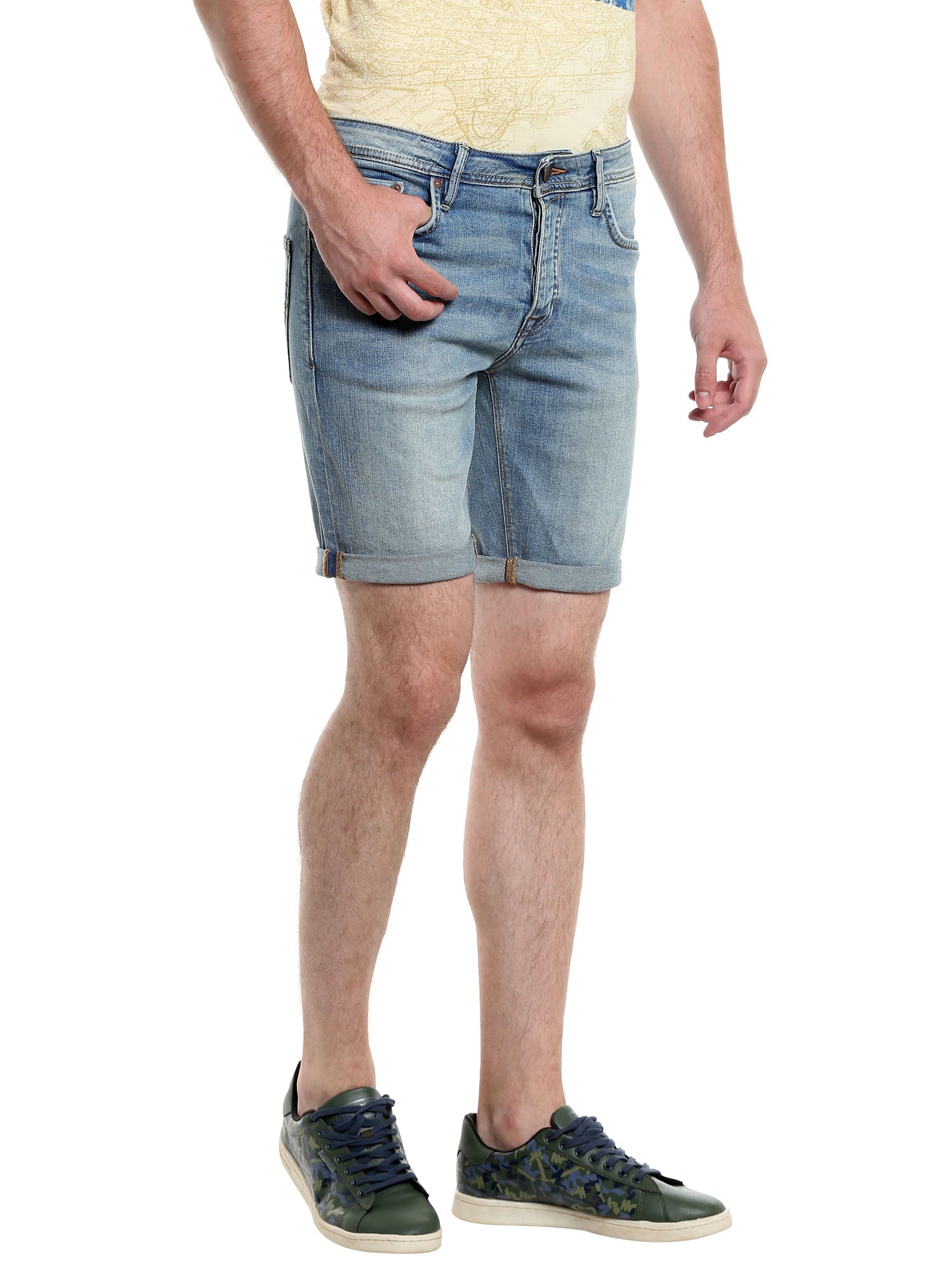 Blue Denim Shorts