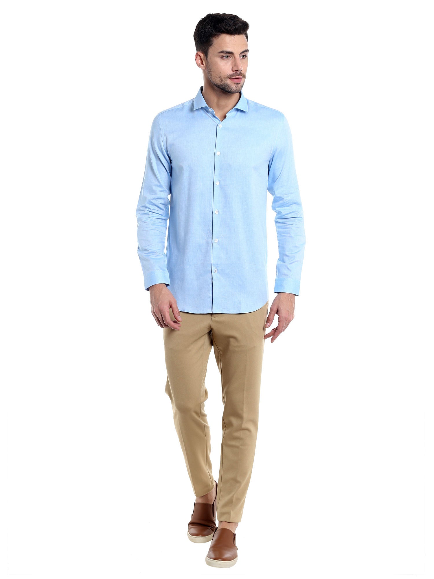 Blue Long Sleeves Shirt