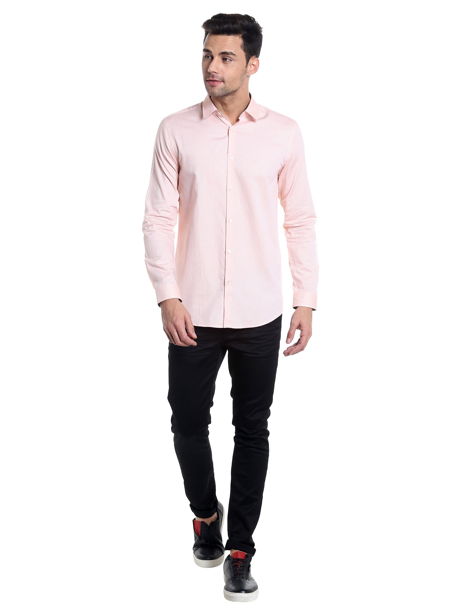 Pink Slim Fit Shirt
