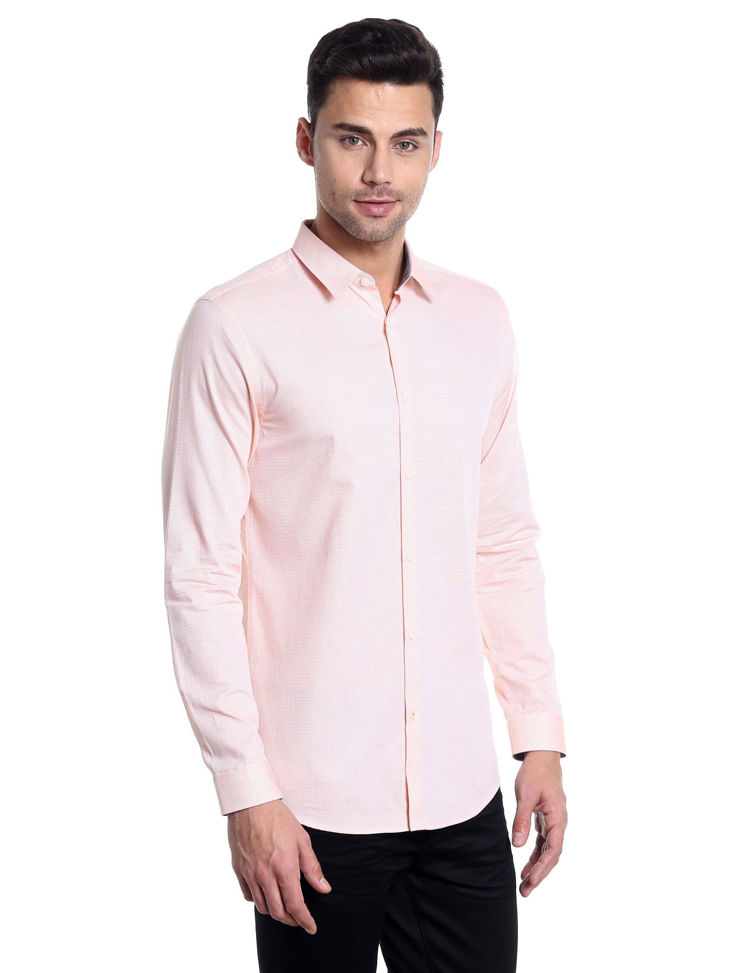 Pink Slim Fit Shirt
