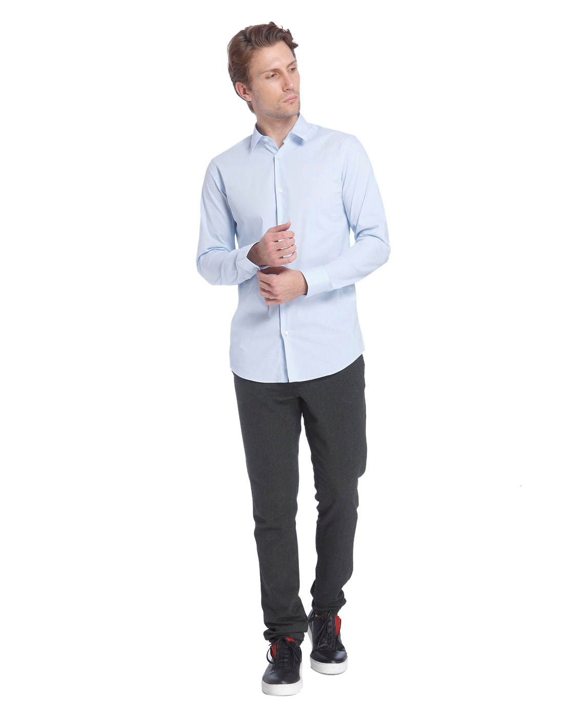 Blue Slim Fit Shirt