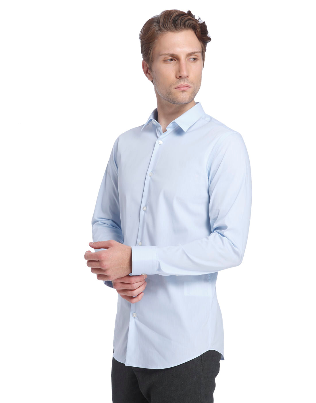 Blue Slim Fit Shirt