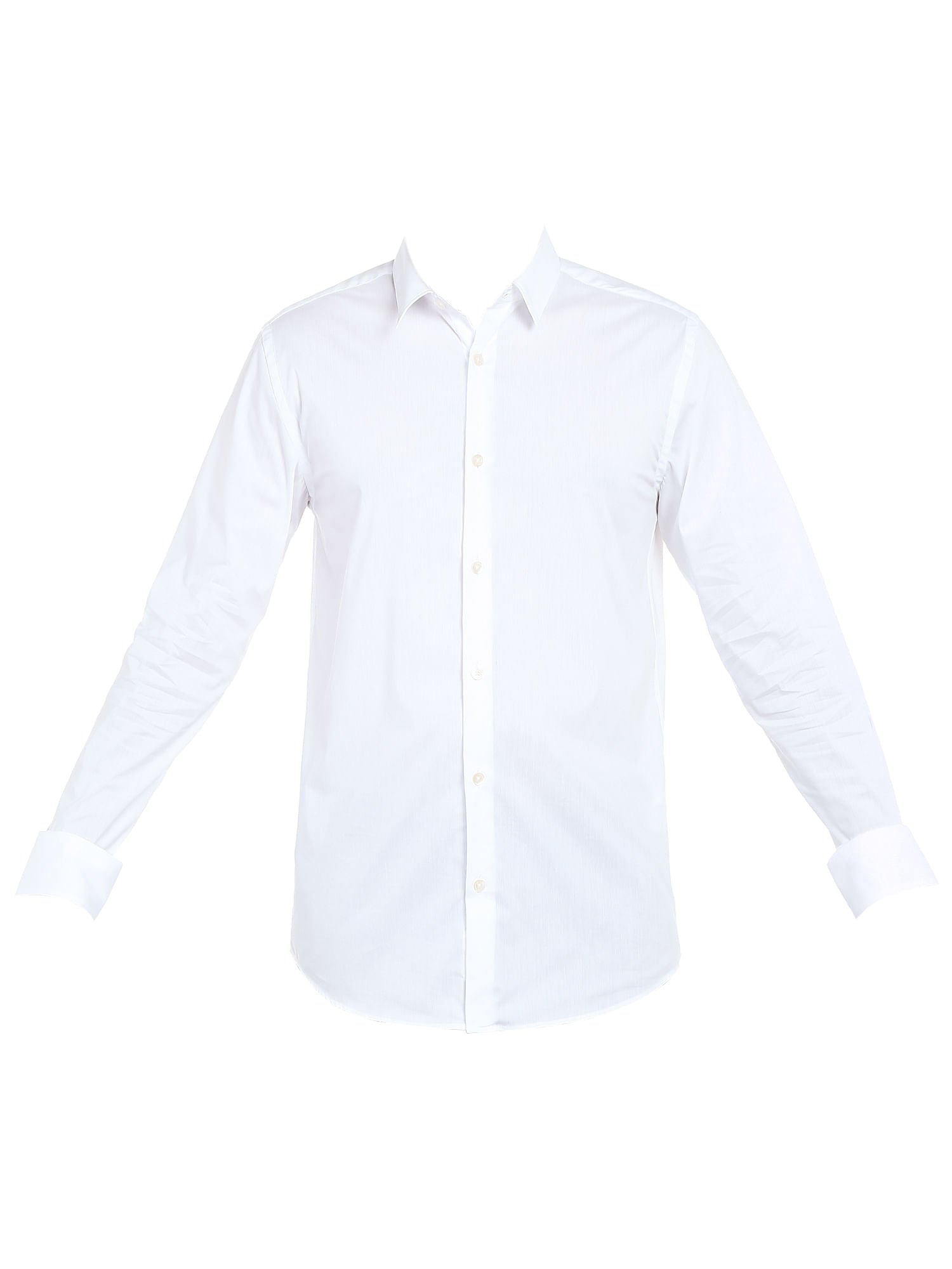 White Slim Fit Shirt