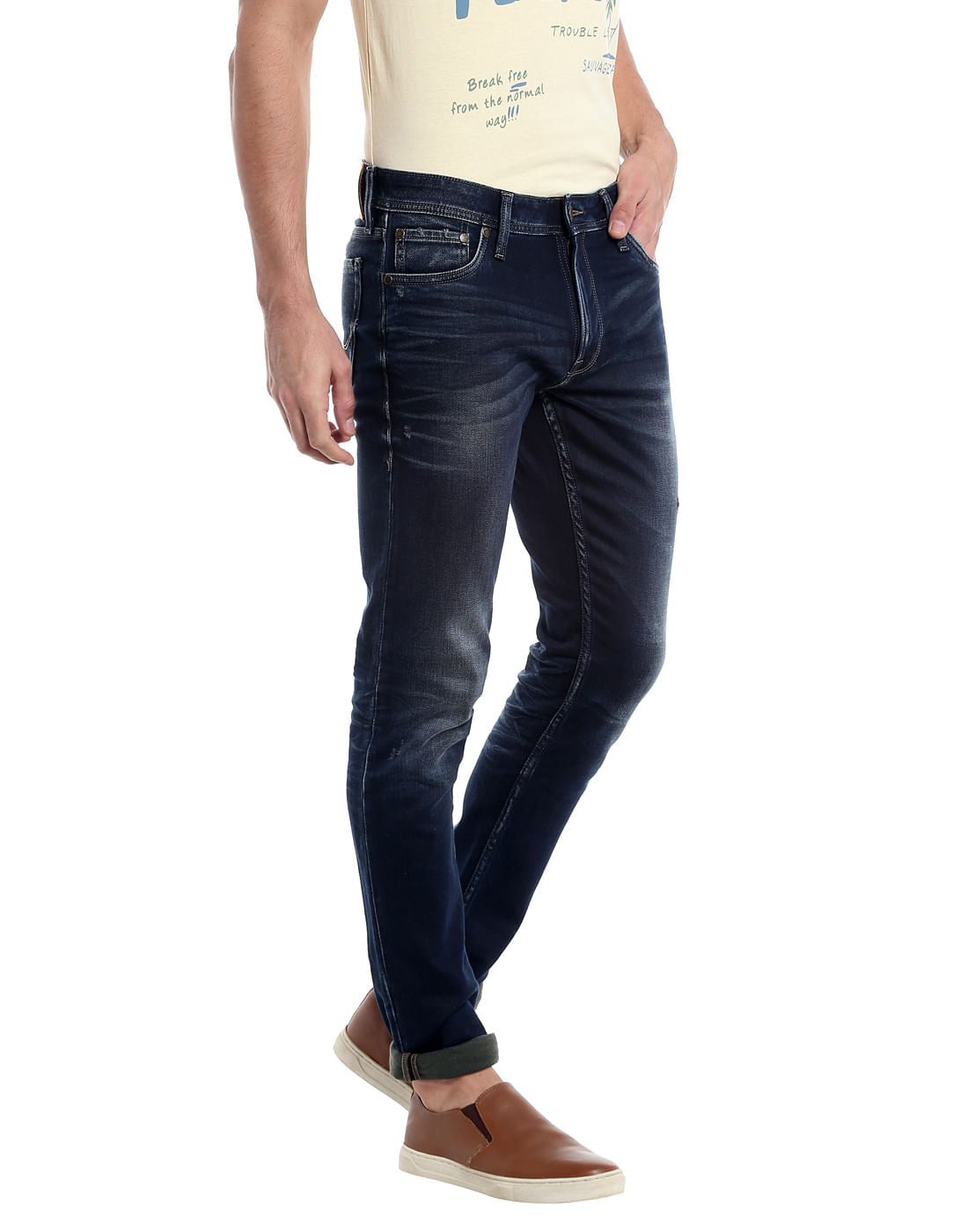 Dark Blue Slim Jeans