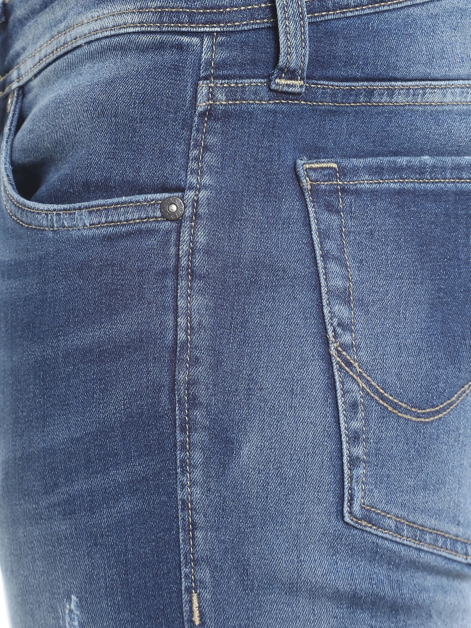 Low Rise Blue Slim Jeans