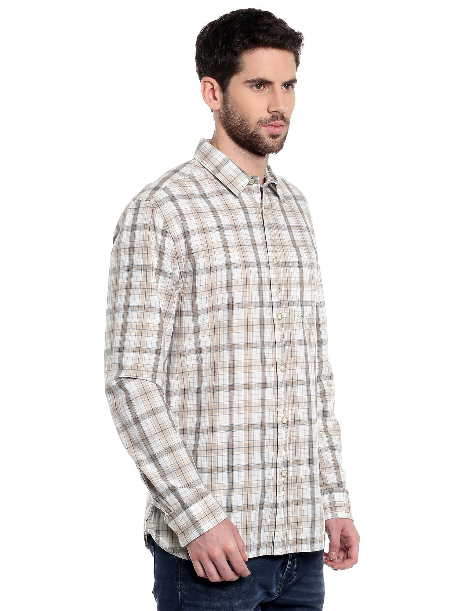 Grey Check Shirt