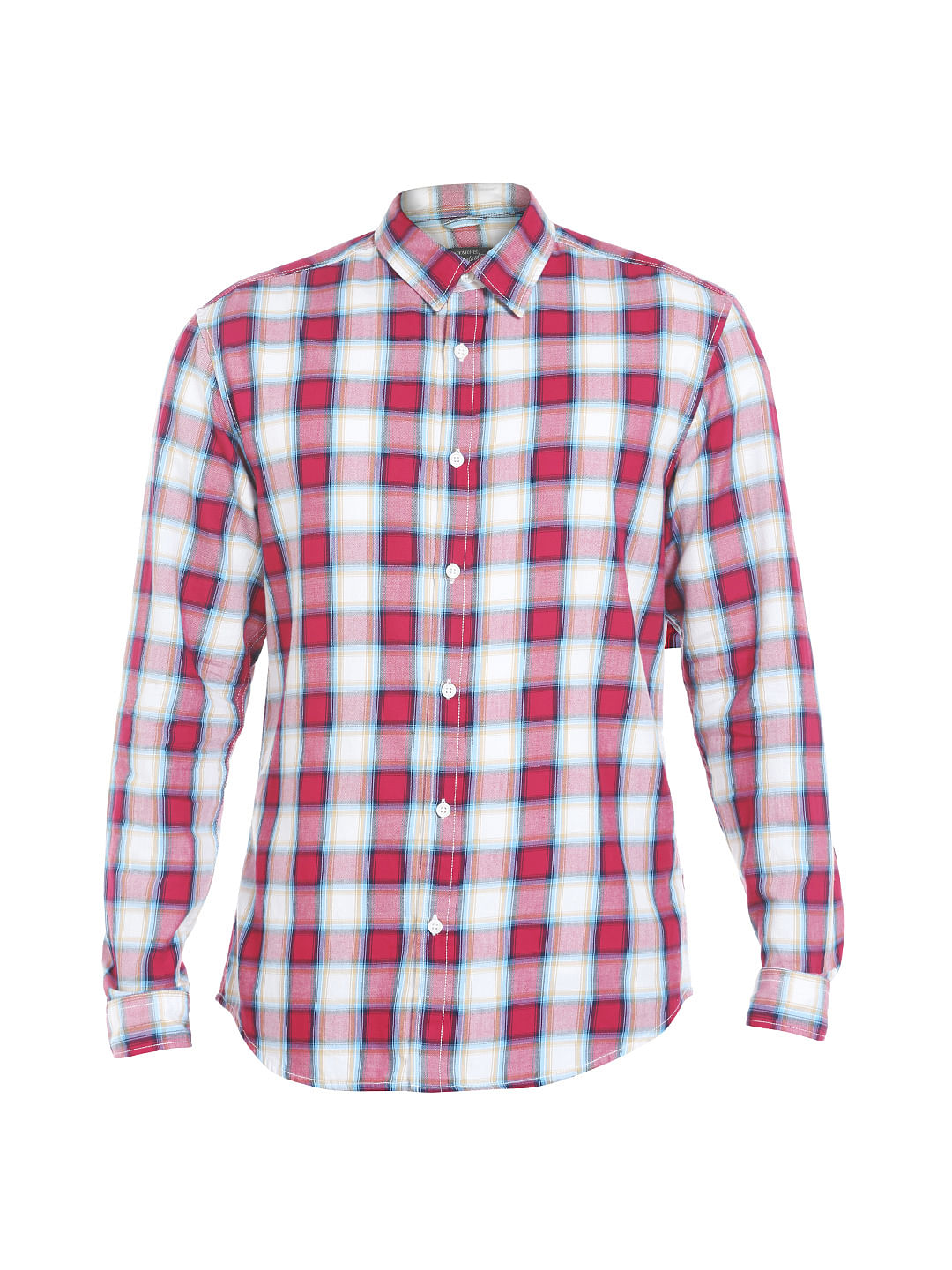 Red Check Slim Shirt