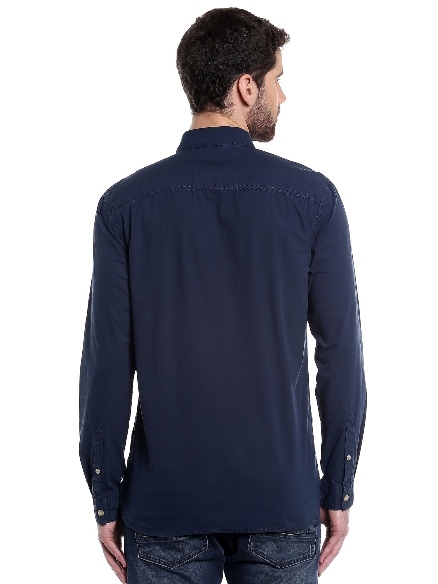 Dark Blue Slim Fit Shirt