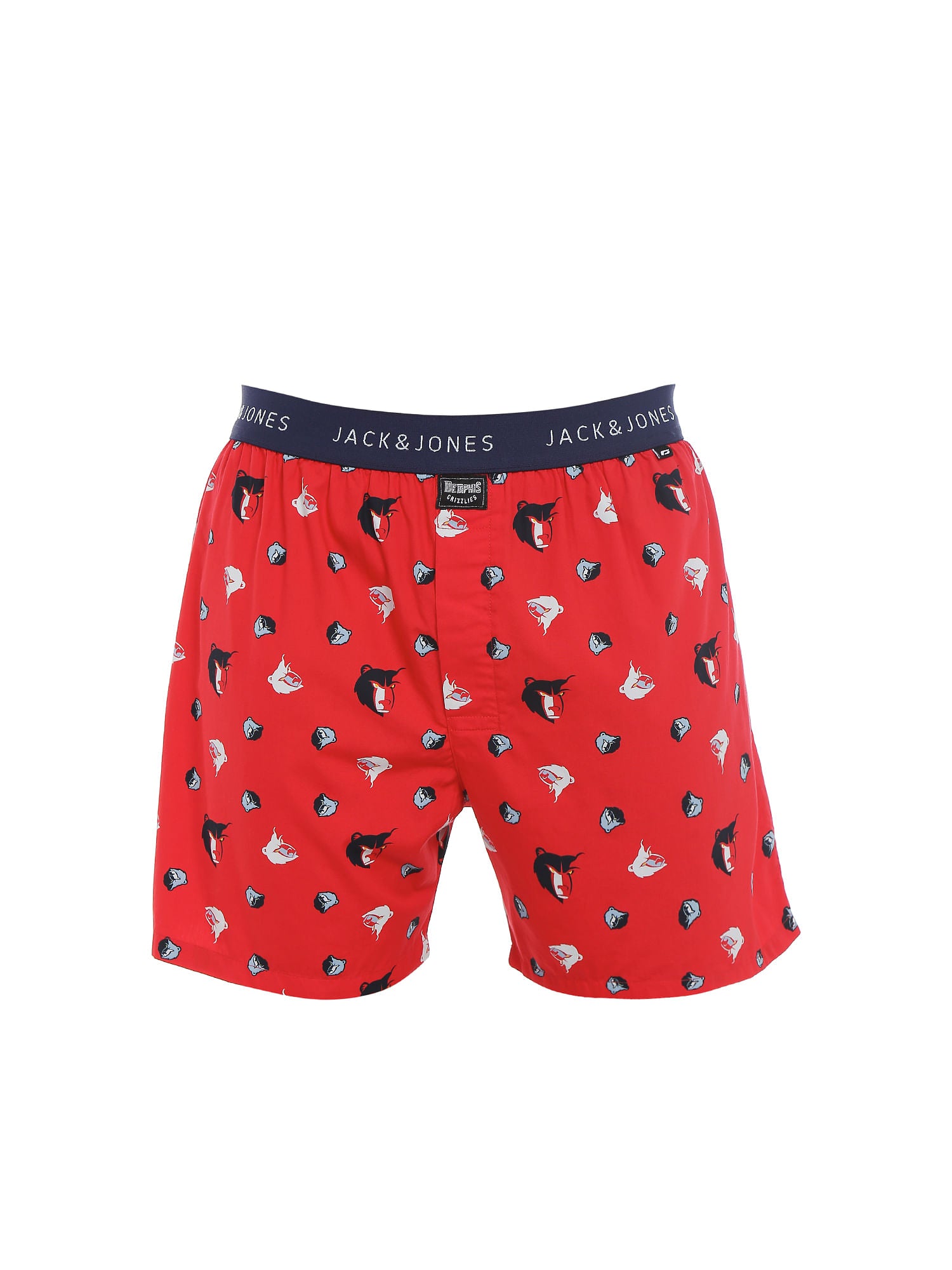 Memphis Grizzlies Printed Red Boxers Nba