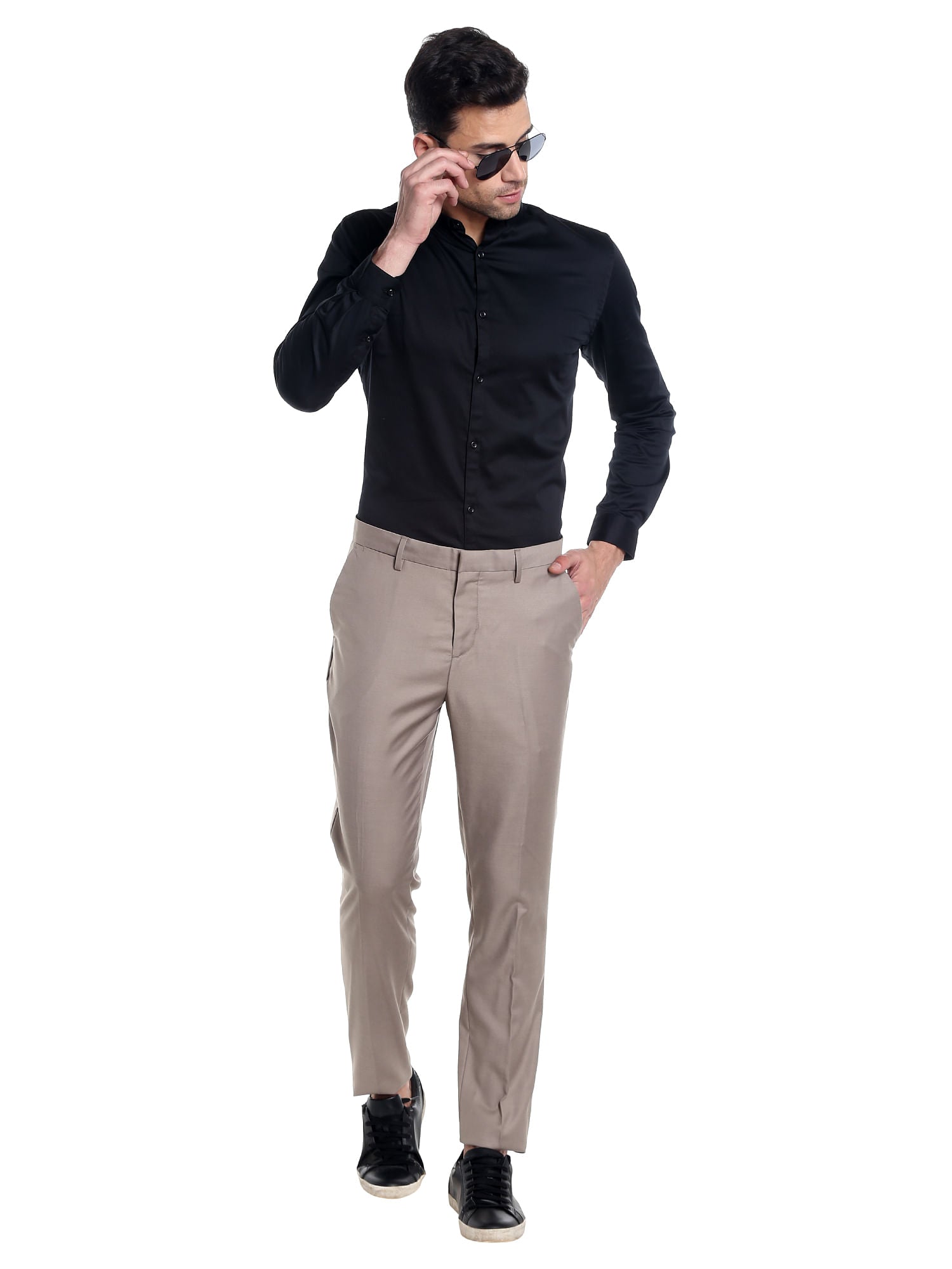 Beige Trousers