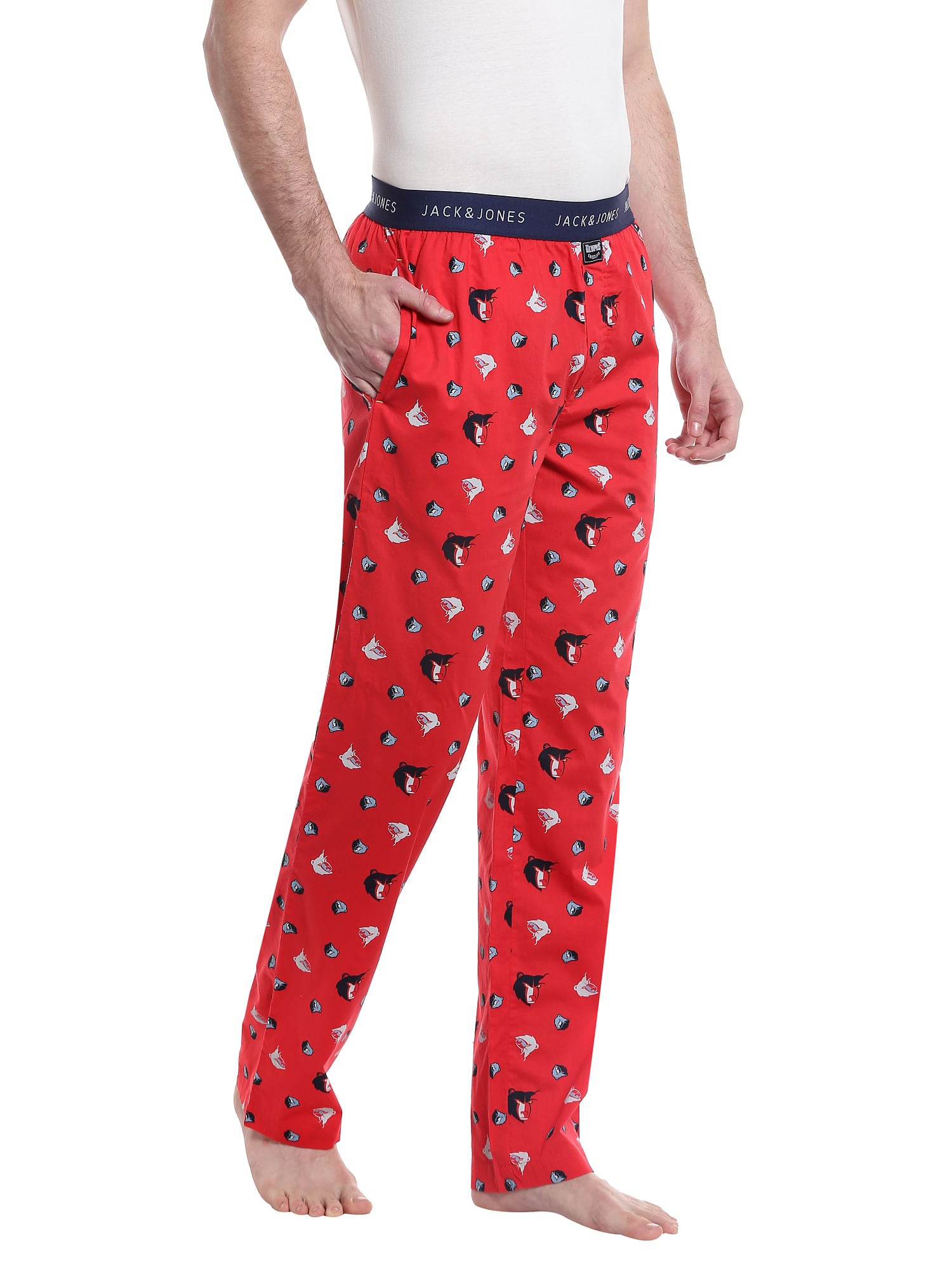 Memphis Grizzlies Printed Red Pyjamas Nba