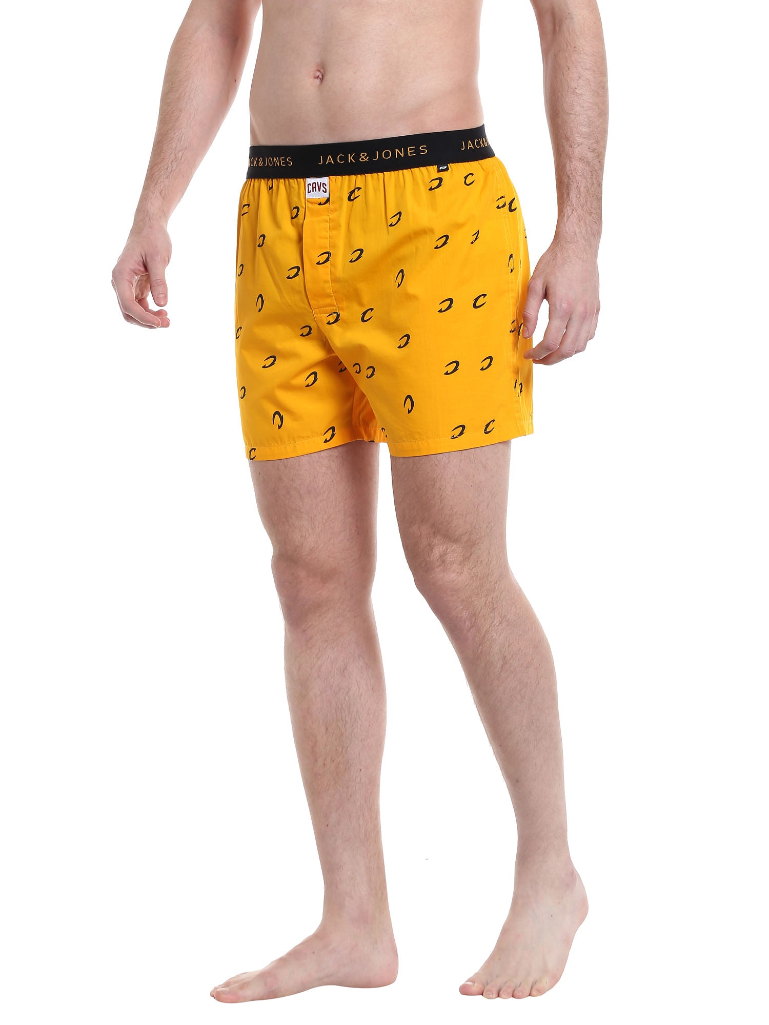 Cleveland Cavaliers Printed Yellow Boxers Nba