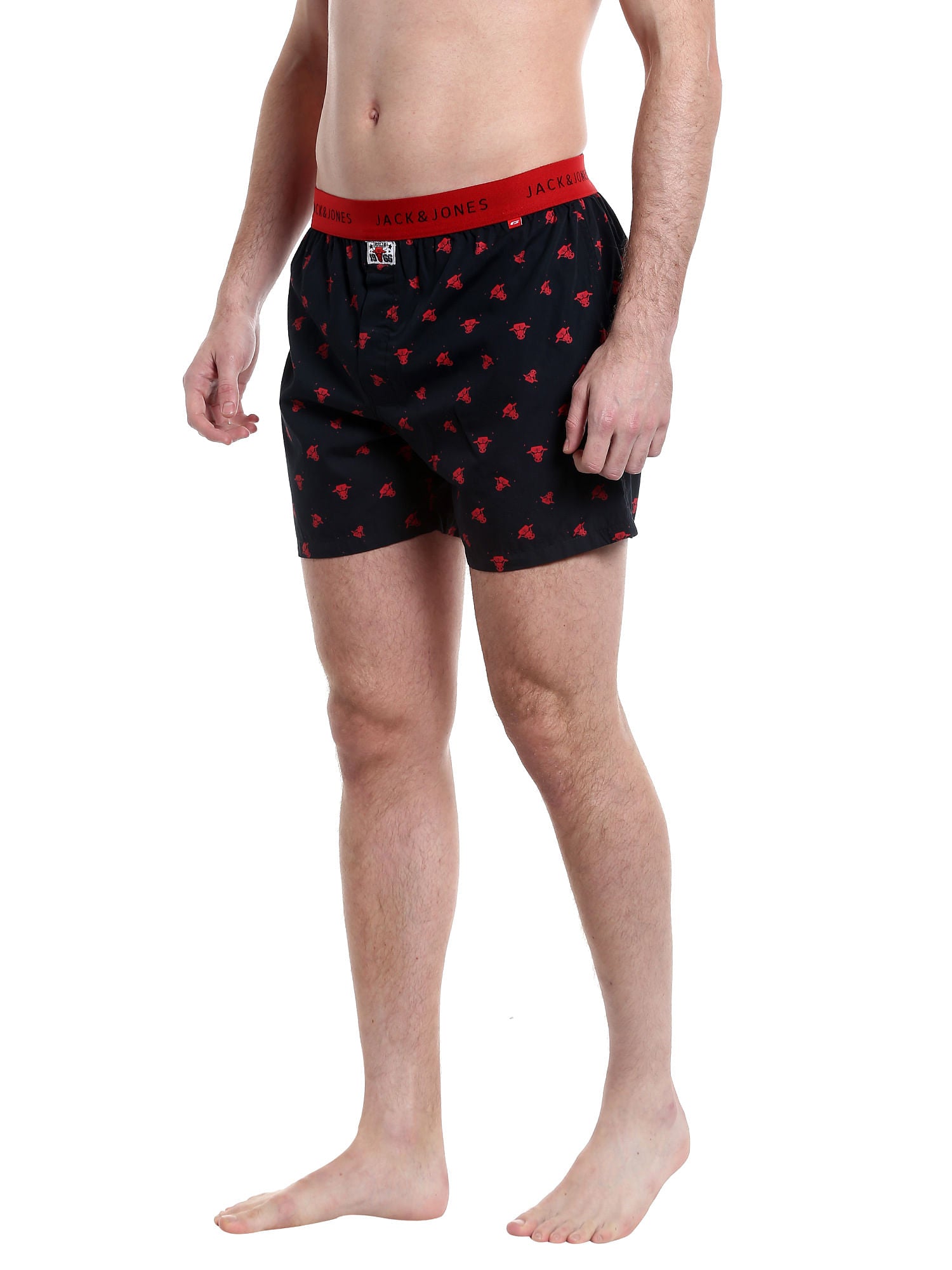 Chicago Bulls Printed Black Boxers Nba