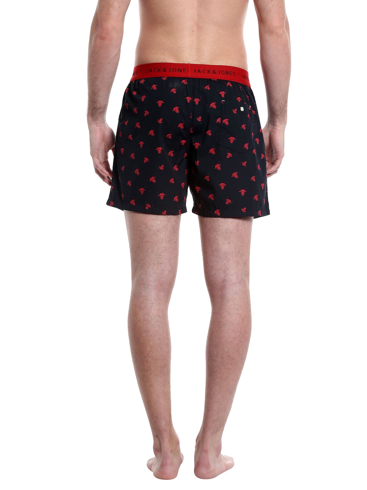 Chicago Bulls Printed Black Boxers Nba