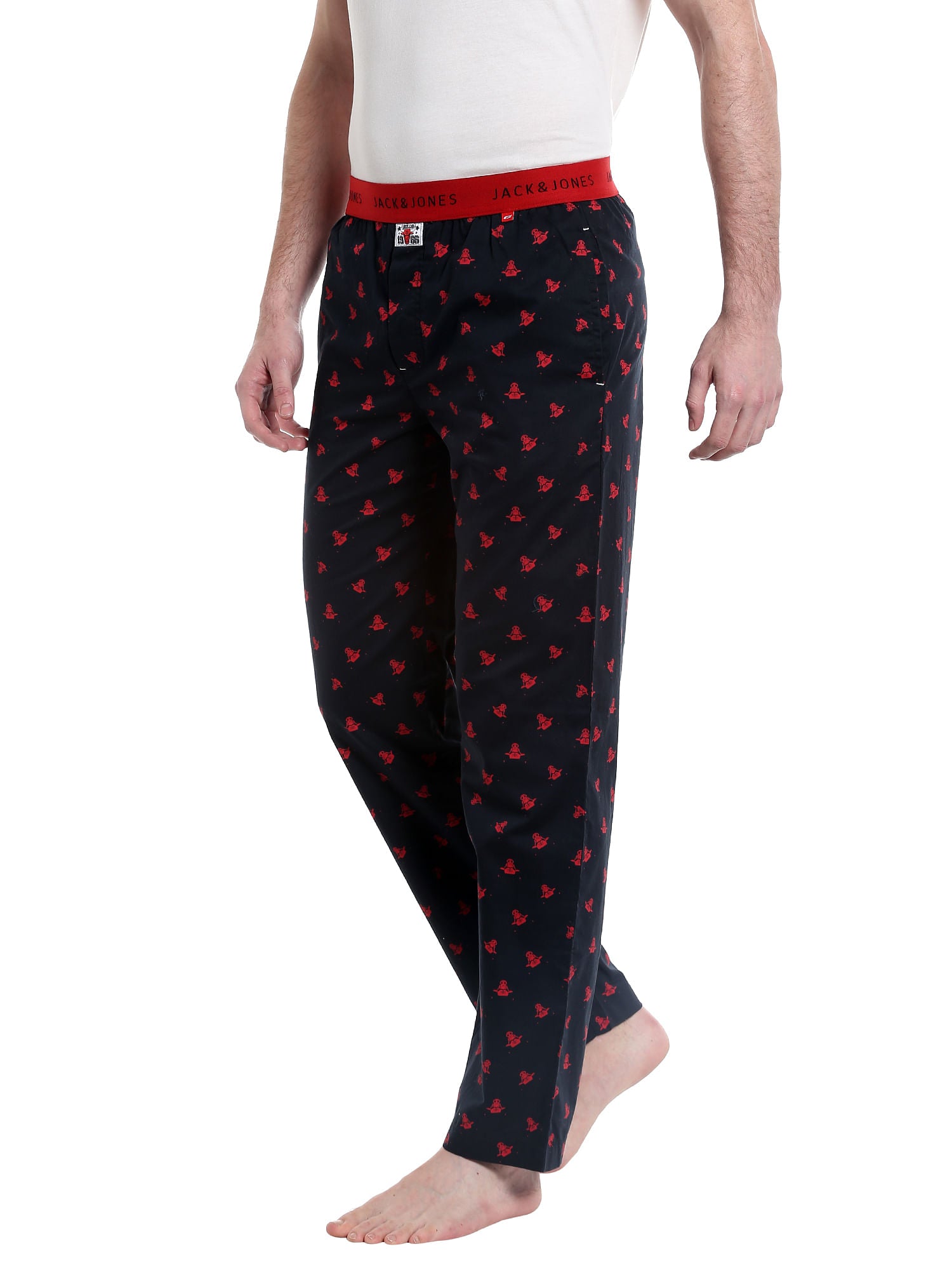 Chicago Bulls Printed Black Pyjamas Nba