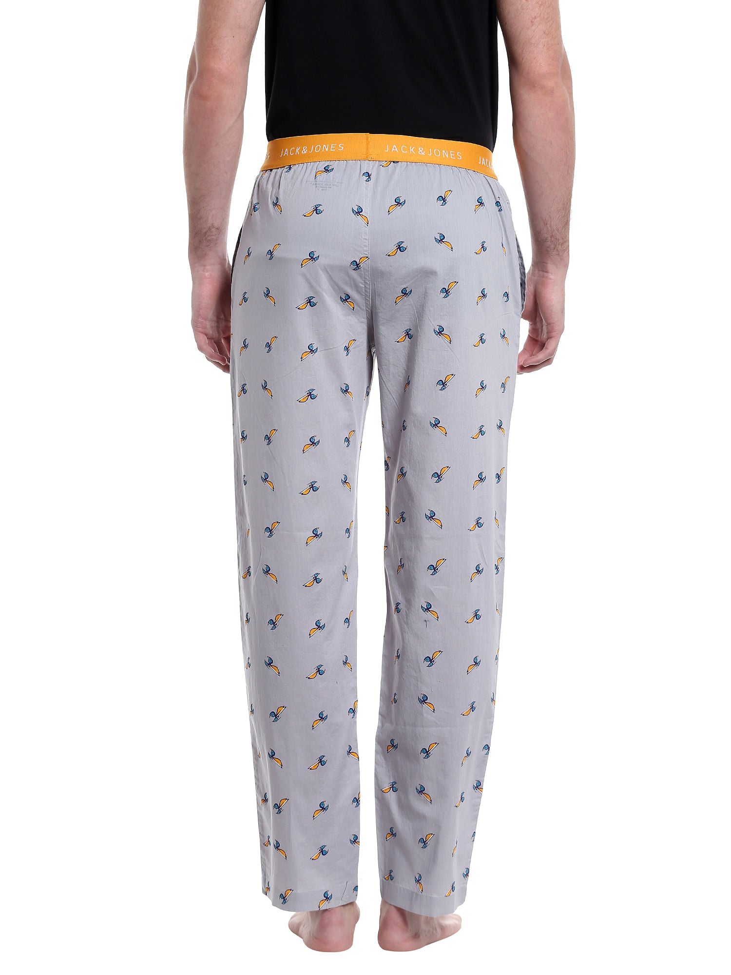 Charlotte Hornets Printed Grey Pyjamas Nba
