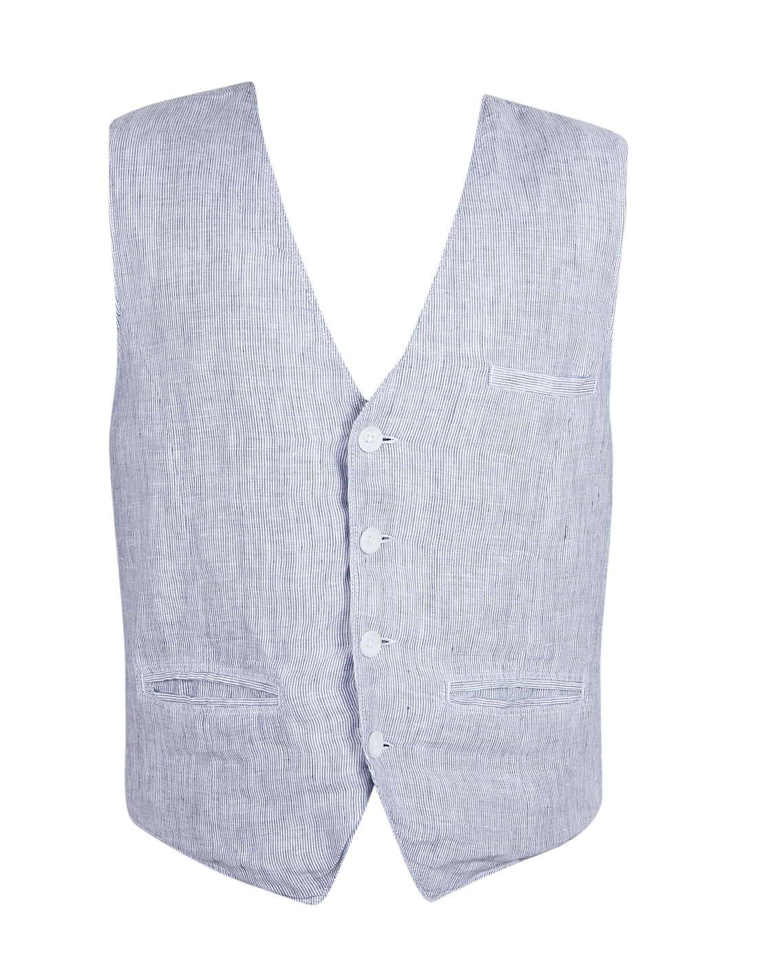 White Linen Waistcoat
