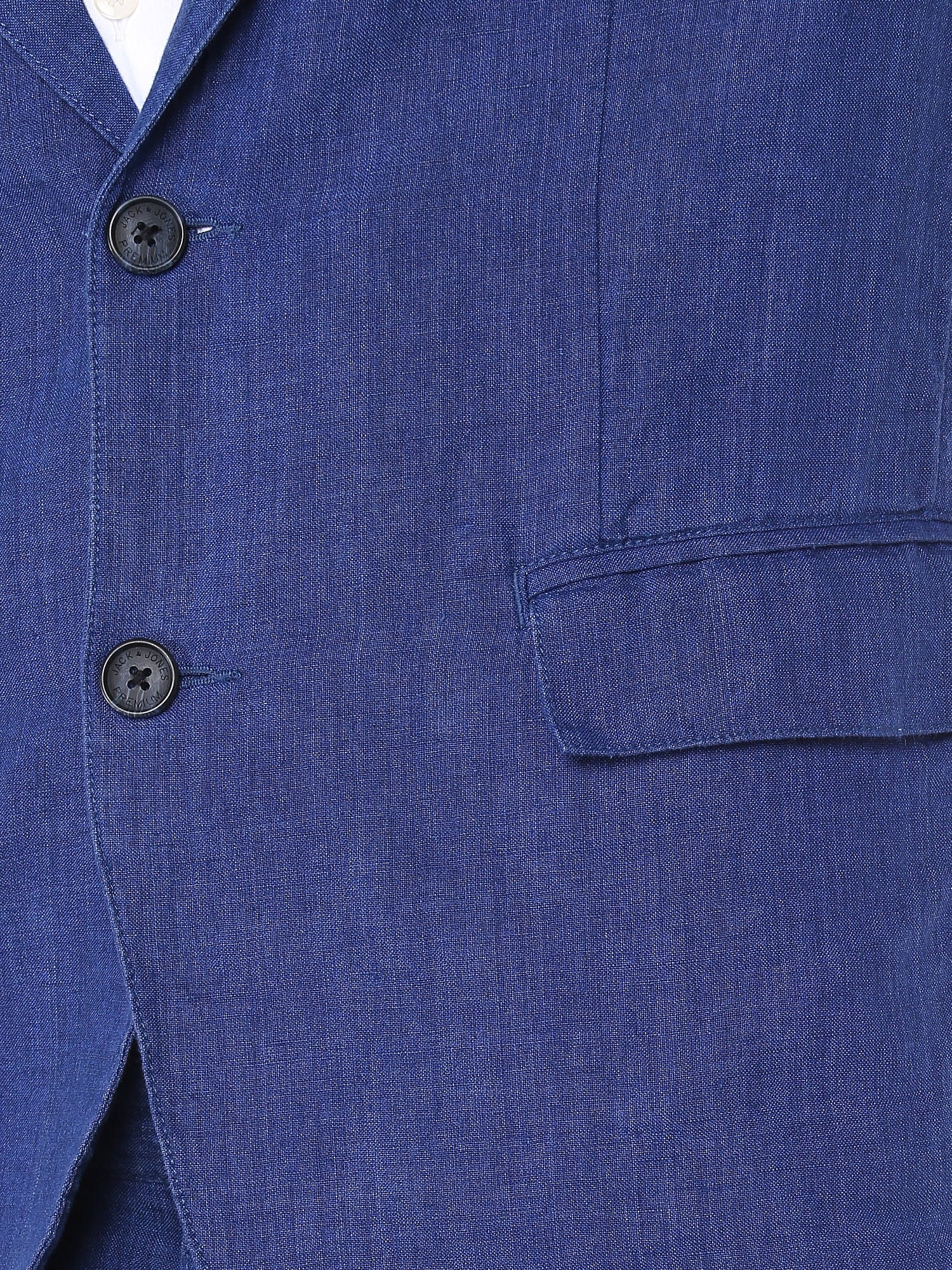 Blue Linen Blazer