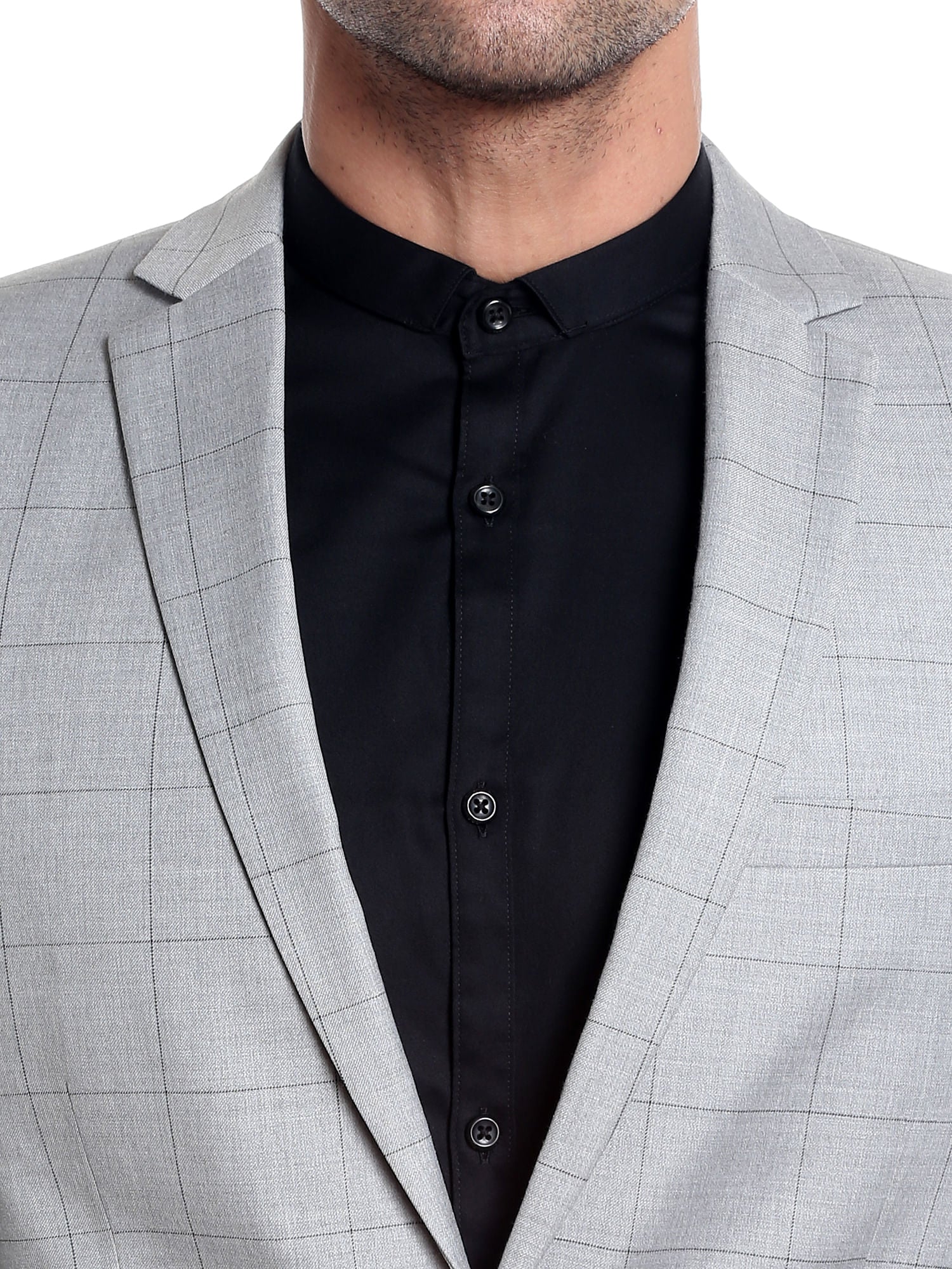 Grey Check Blazer