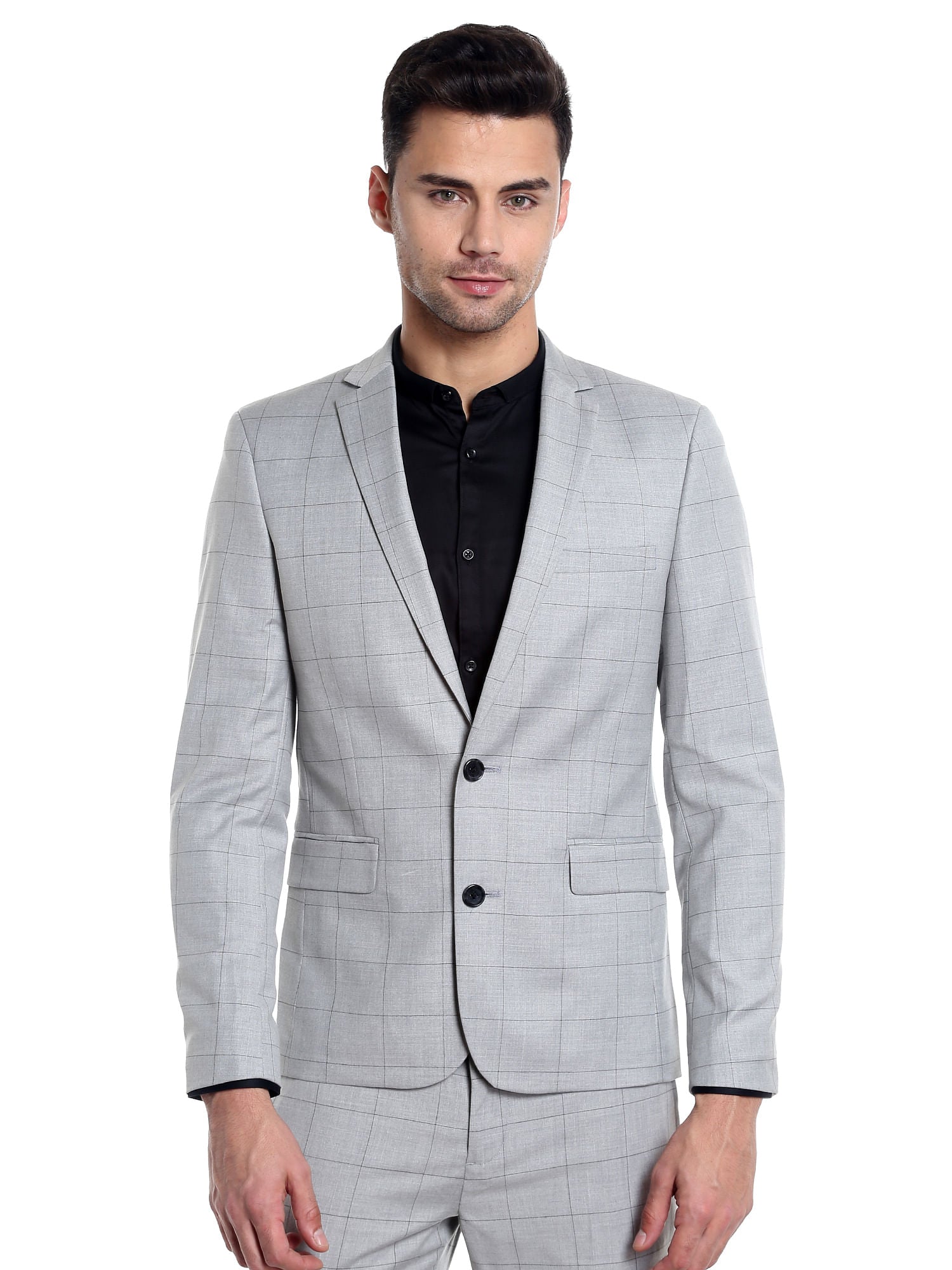 Grey Check Blazer