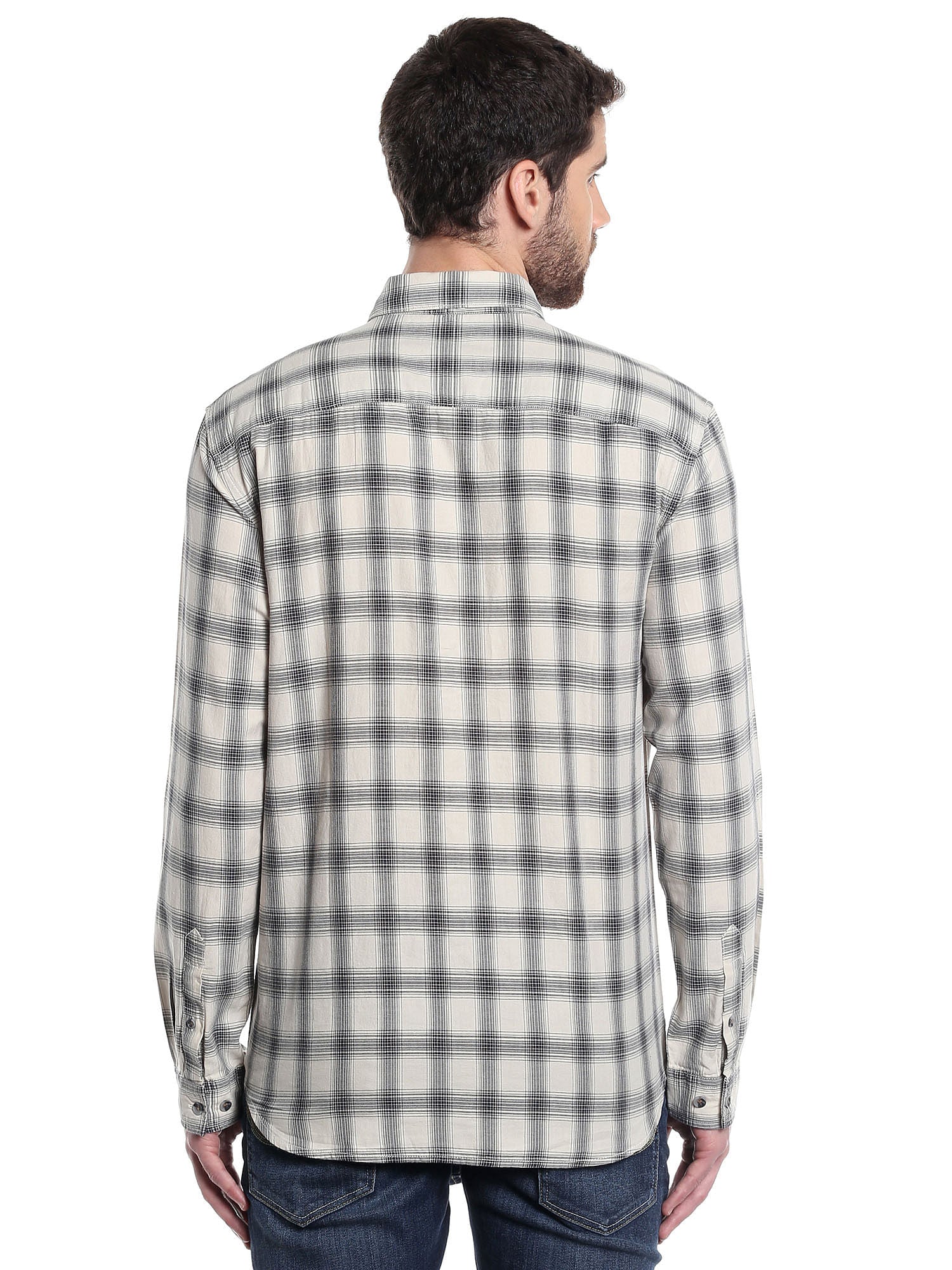 White Check Shirt