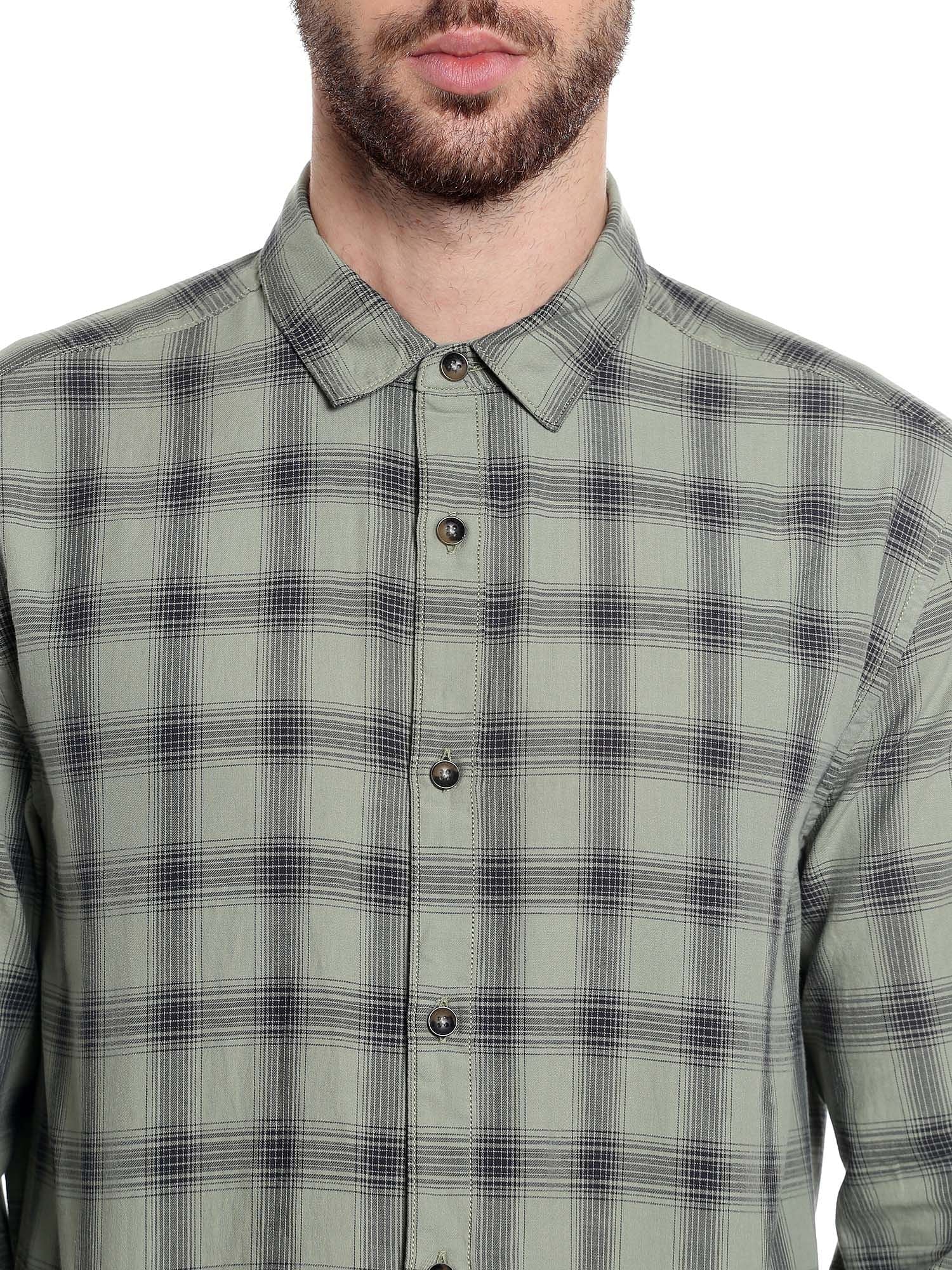 Green Check Shirt