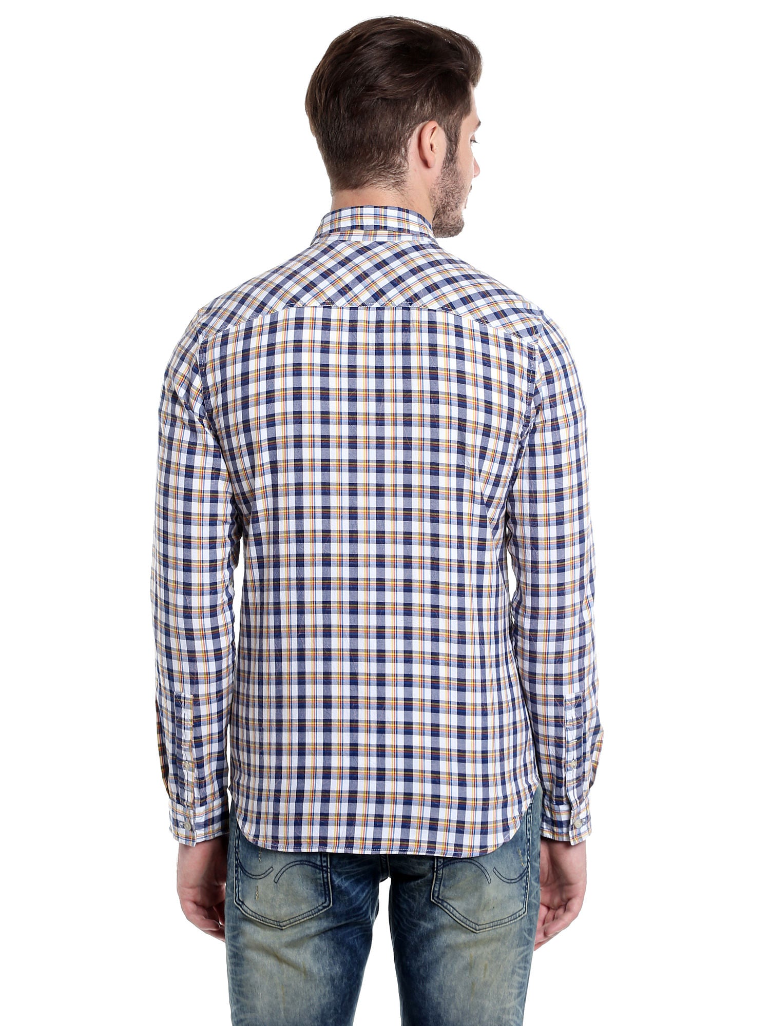 White Check Shirt