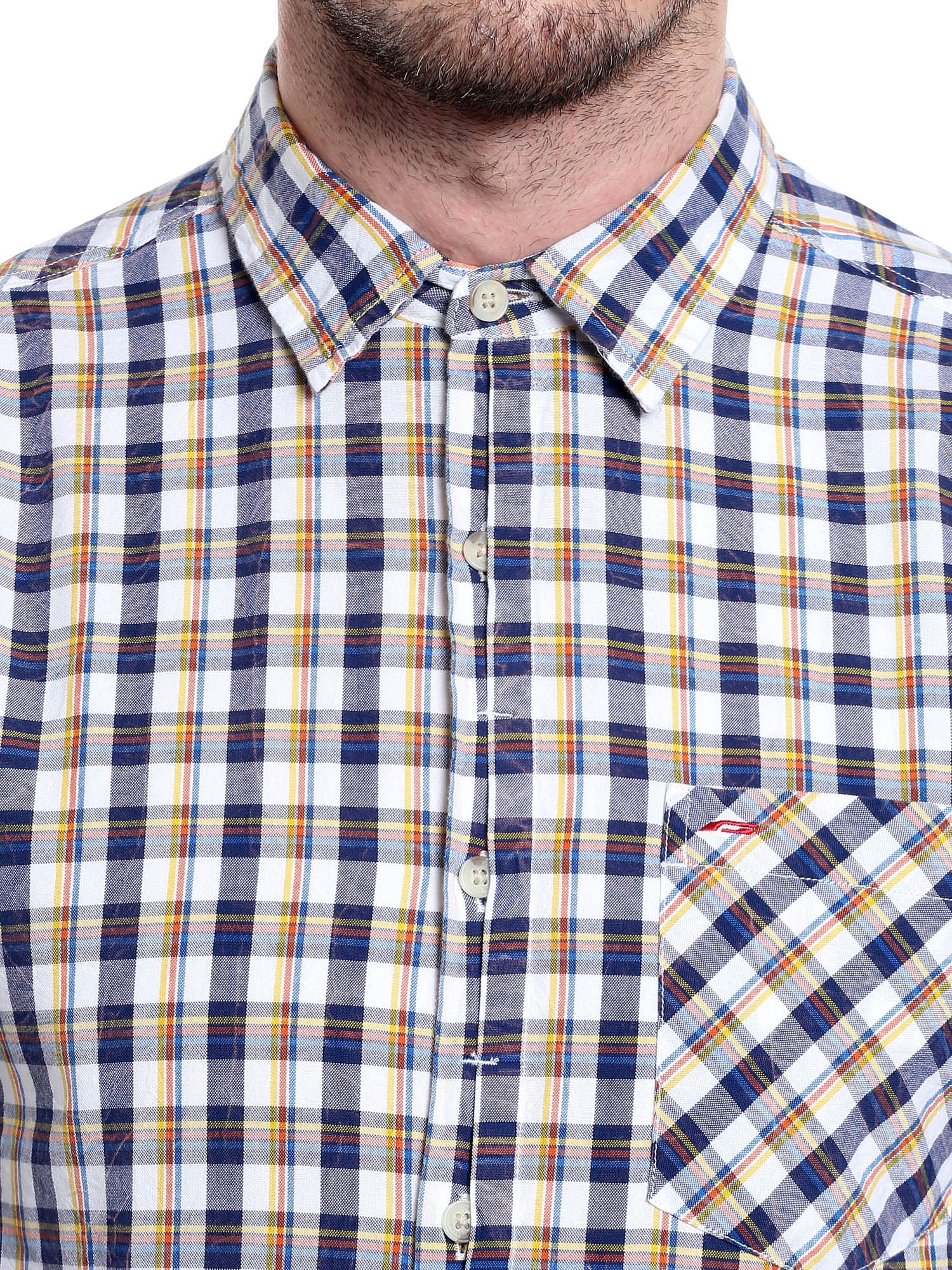 White Check Shirt