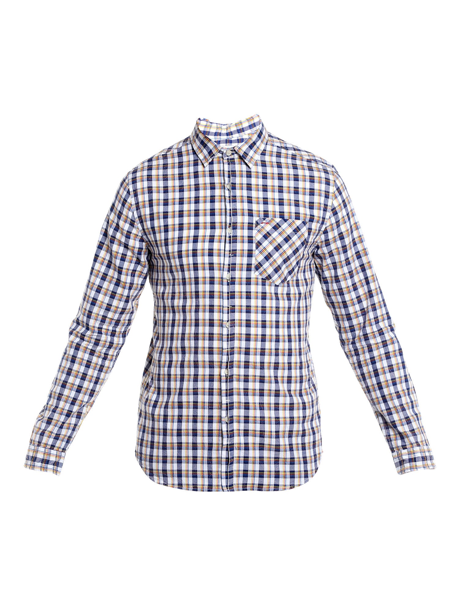 White Check Shirt