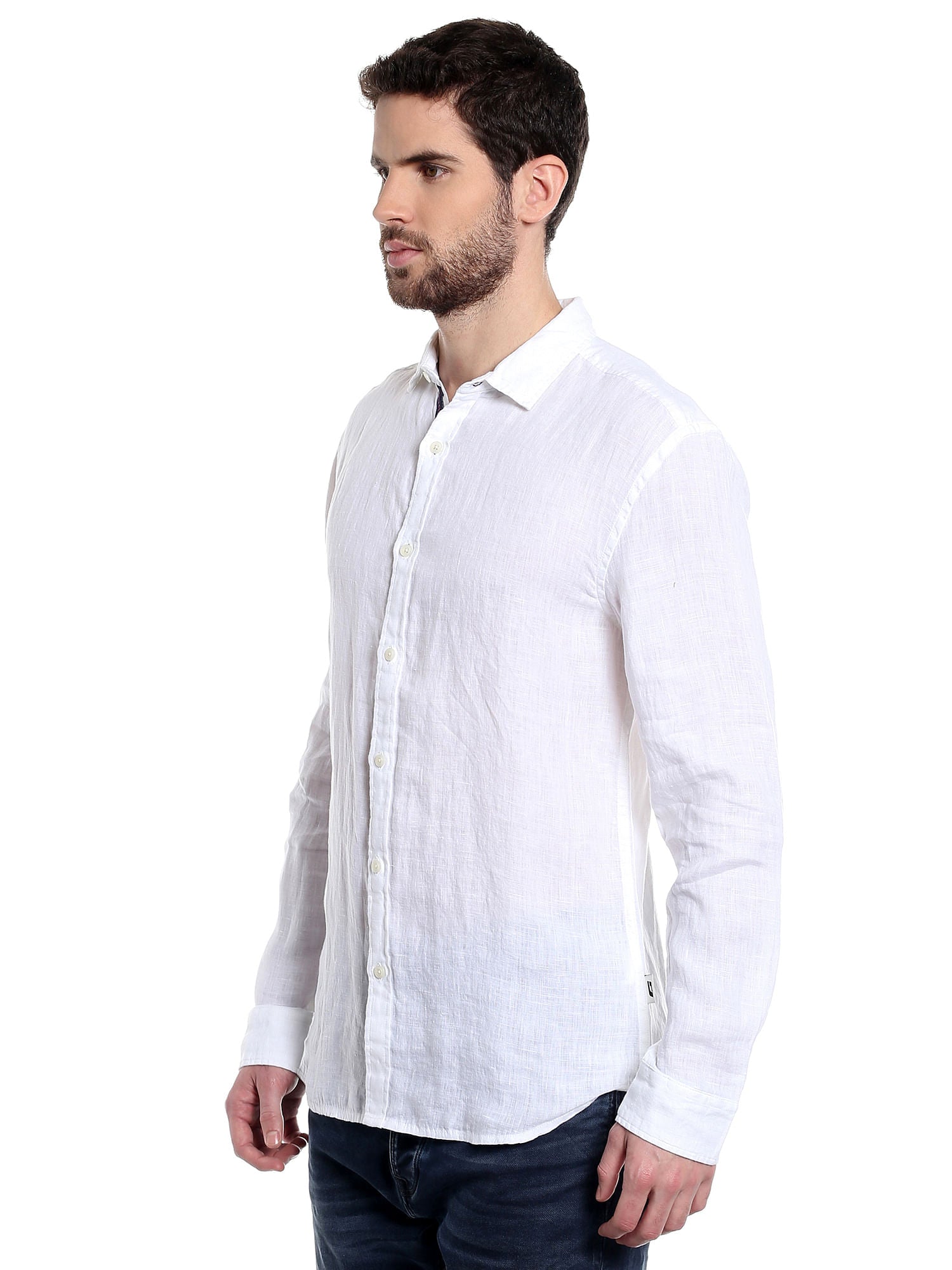 White Linen Shirt