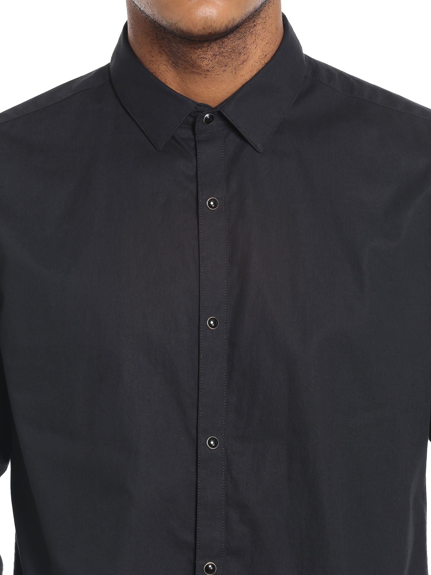 Black Slim Fit Shirt
