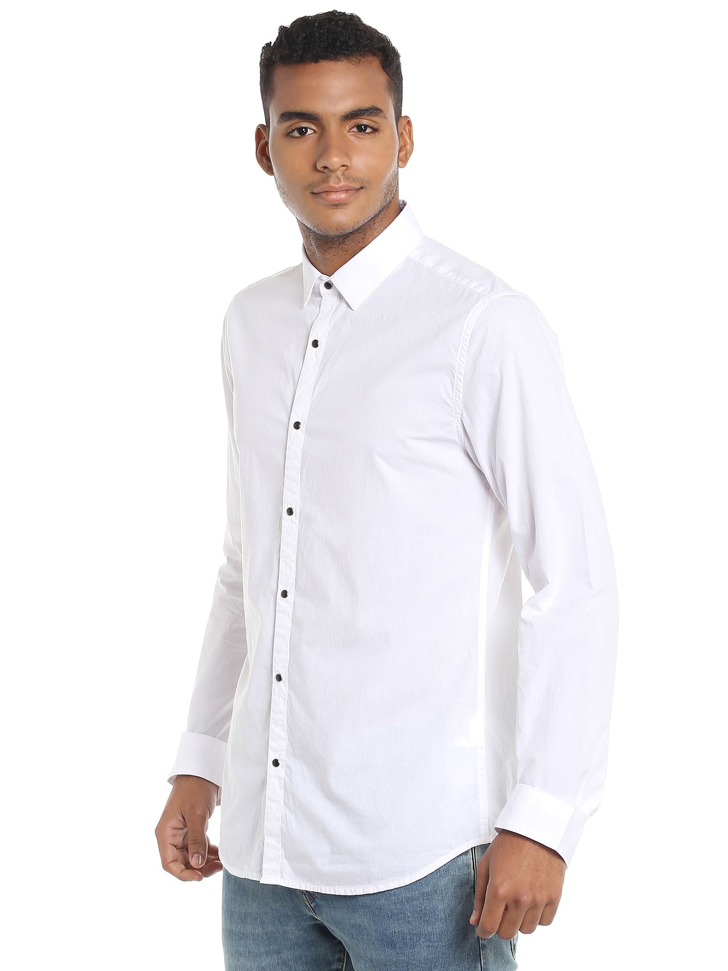 White Slim Fit Shirt