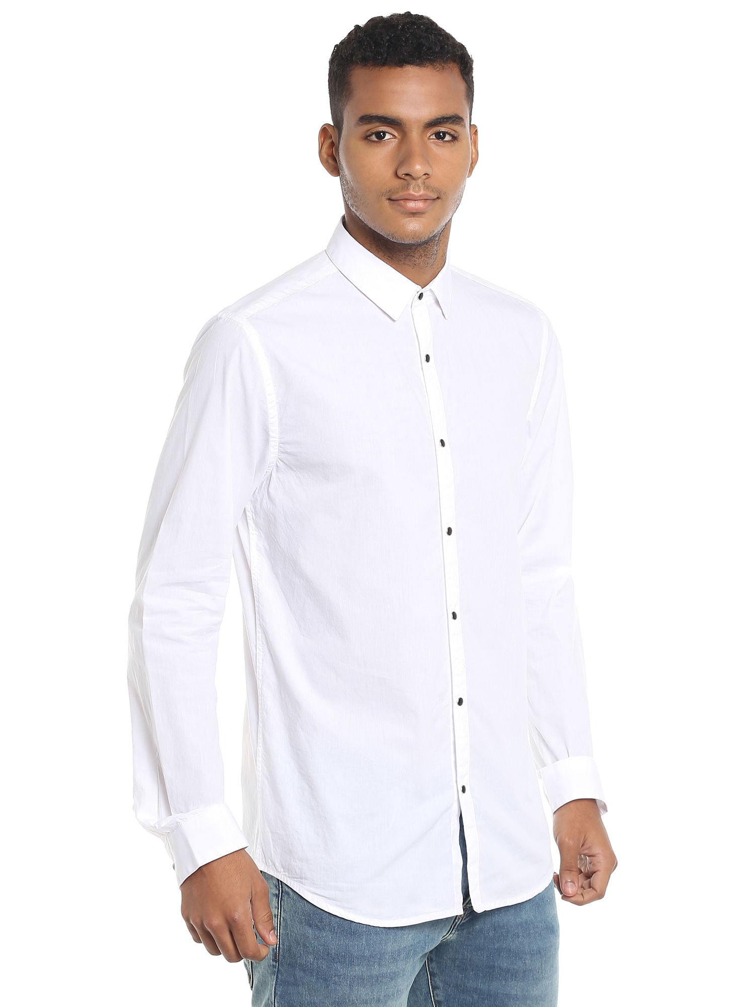 White Slim Fit Shirt