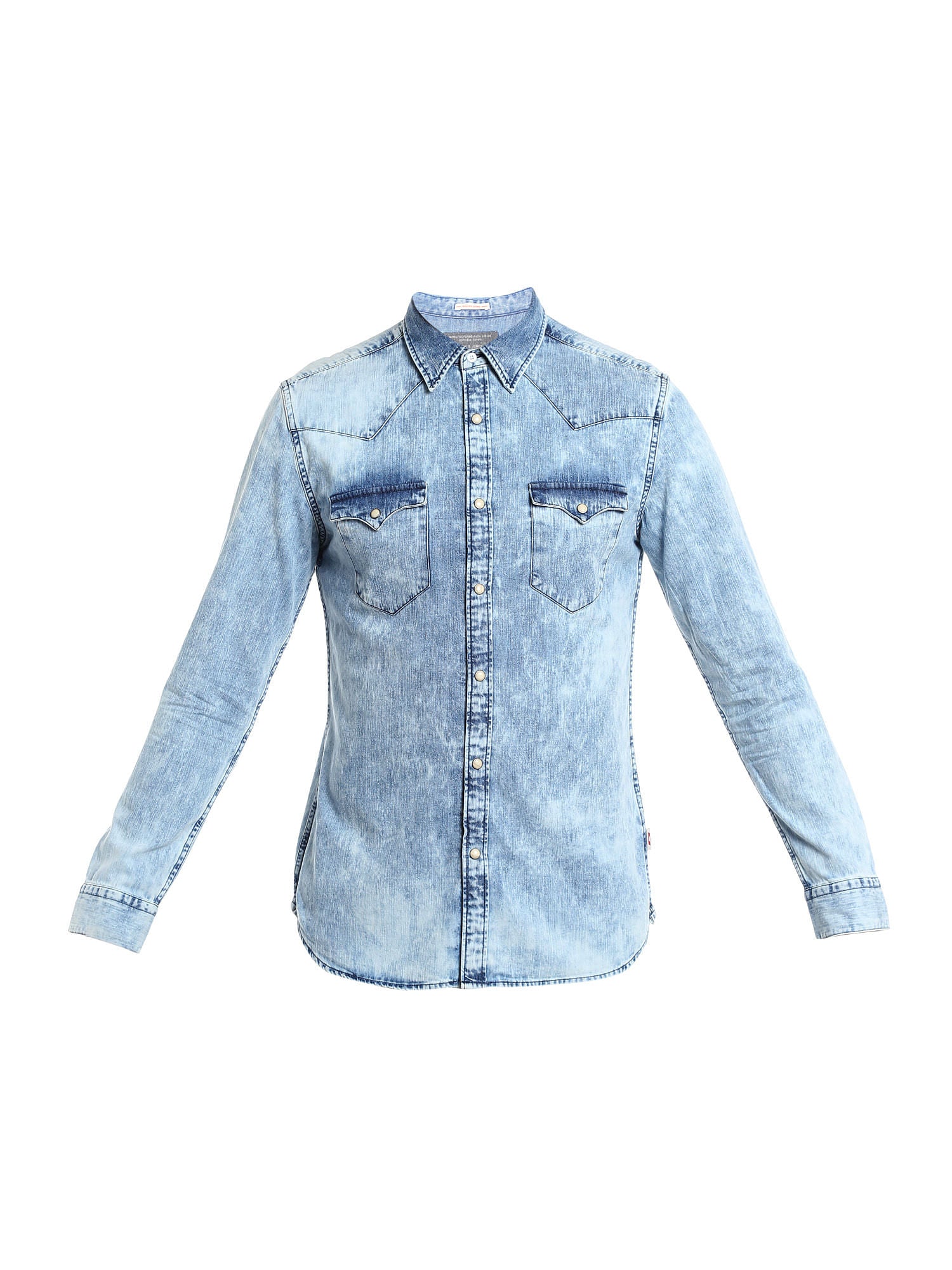 Blue Denim Slim Fit Shirt
