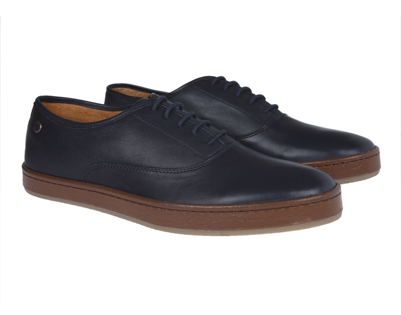 Dark Blue Leather Formal Shoes