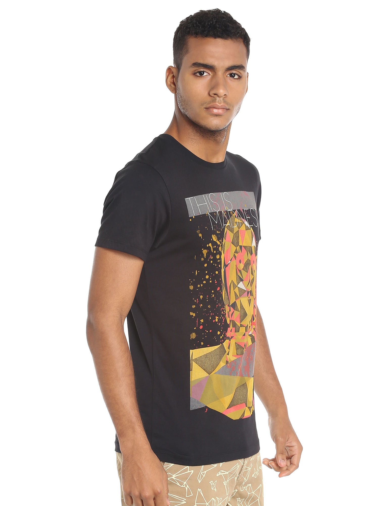 C-3Po Print Black T-Shirt
