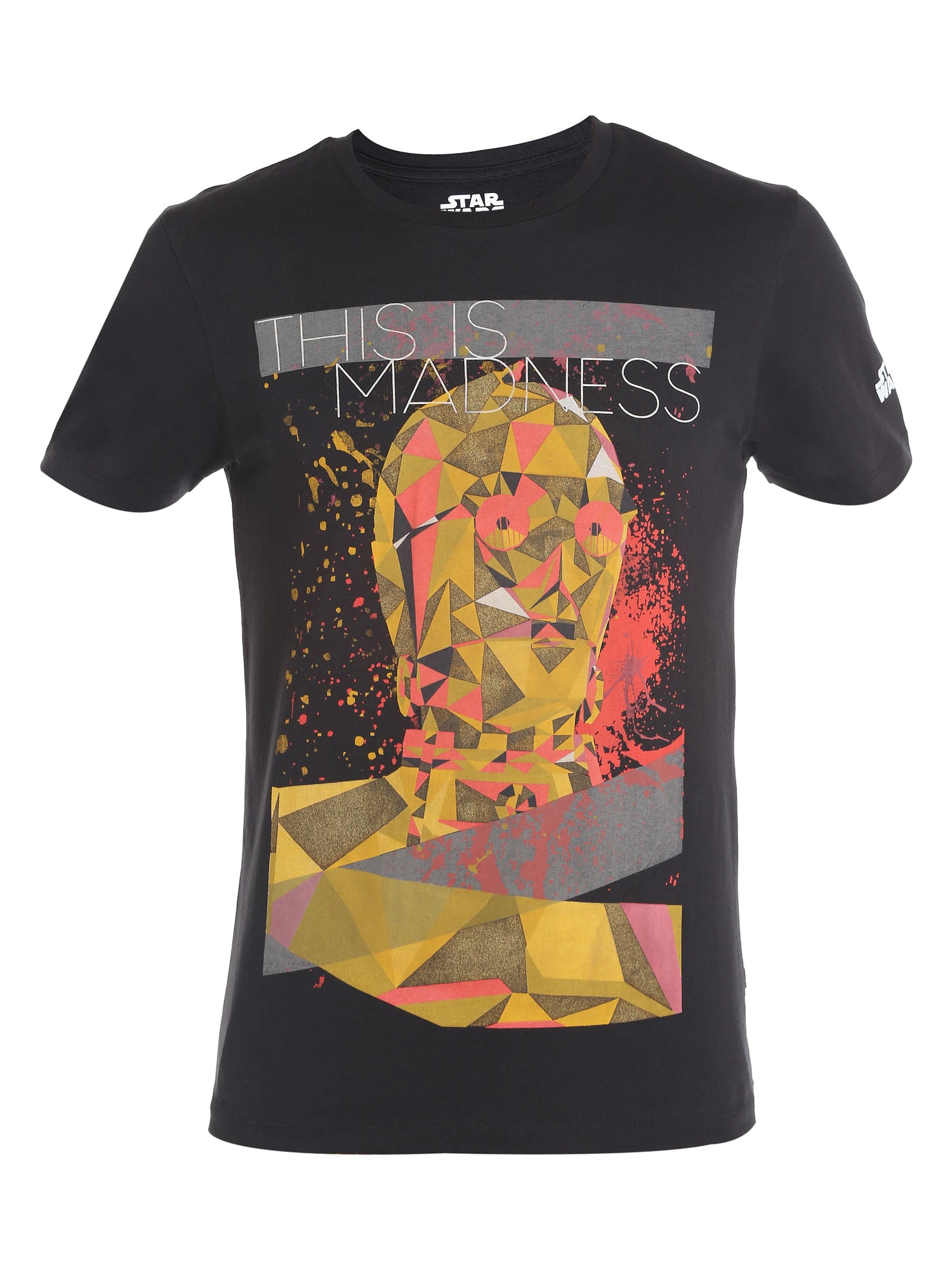 C-3Po Print Black T-Shirt