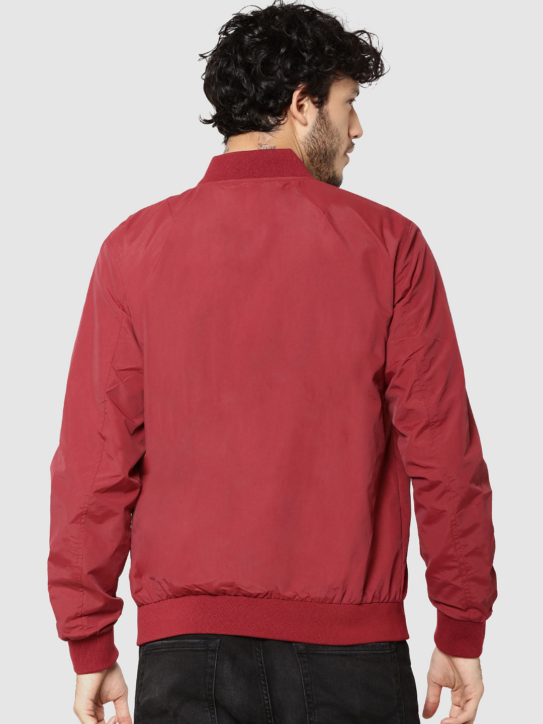 Red Bomber Jacket